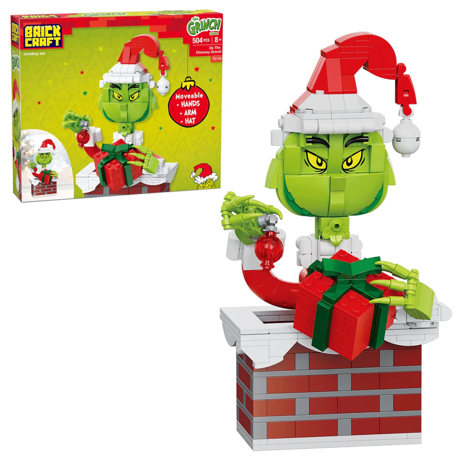 The Grinch Up The Chimney 523-Piece Brickcraft Building Set