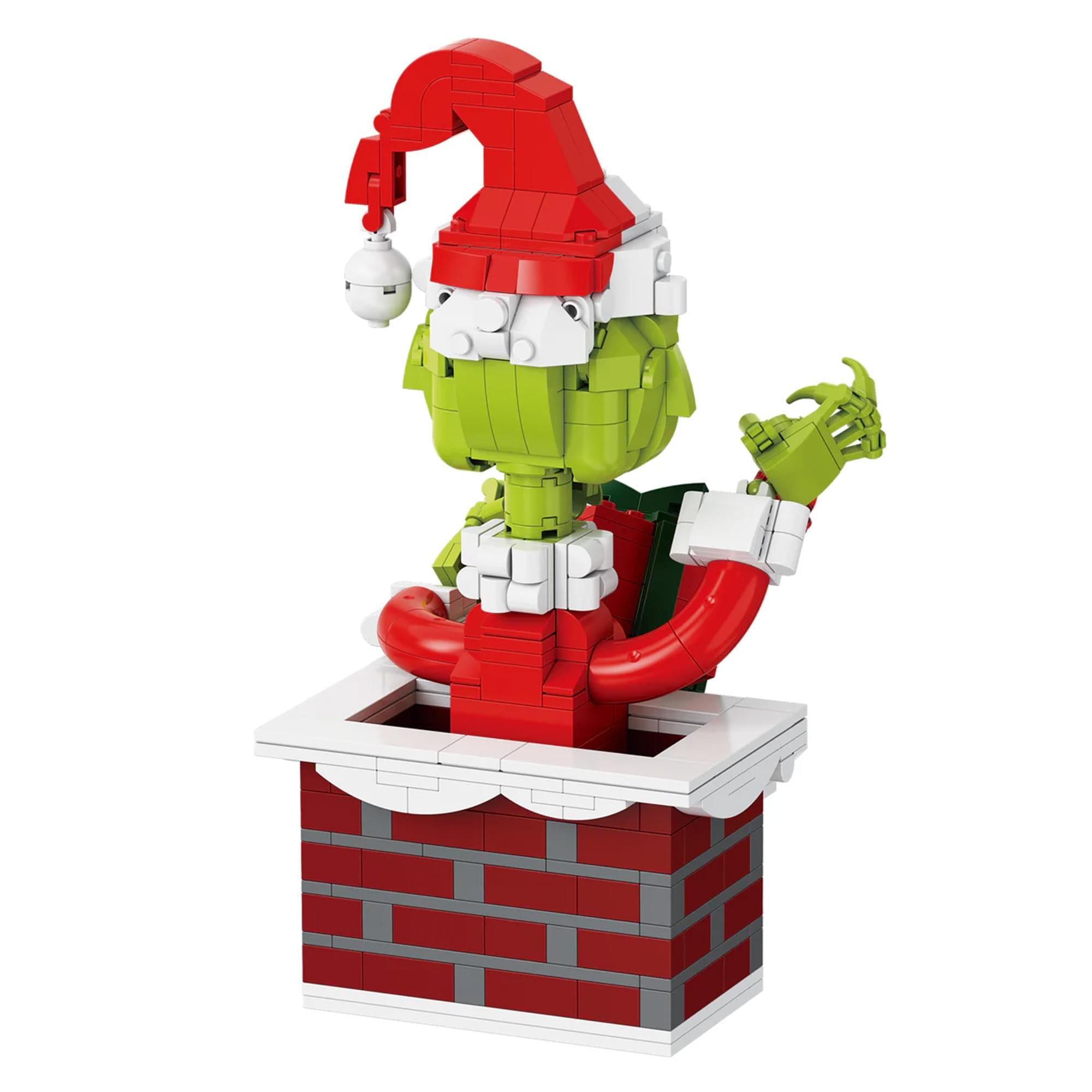 The Grinch Up The Chimney 523-Piece Brickcraft Building Set