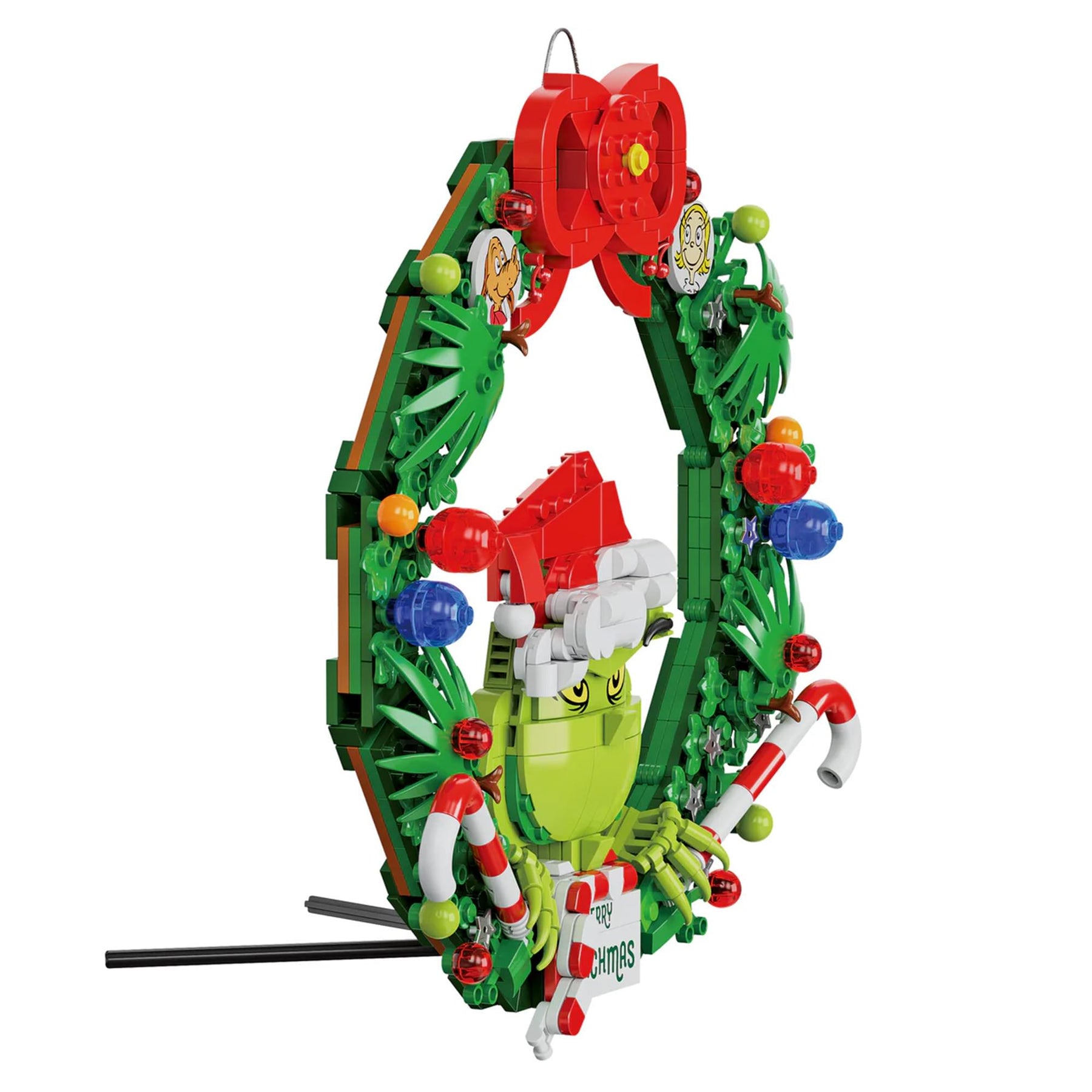 The Grinch Wreath 523-Piece Brickcraft Building Set