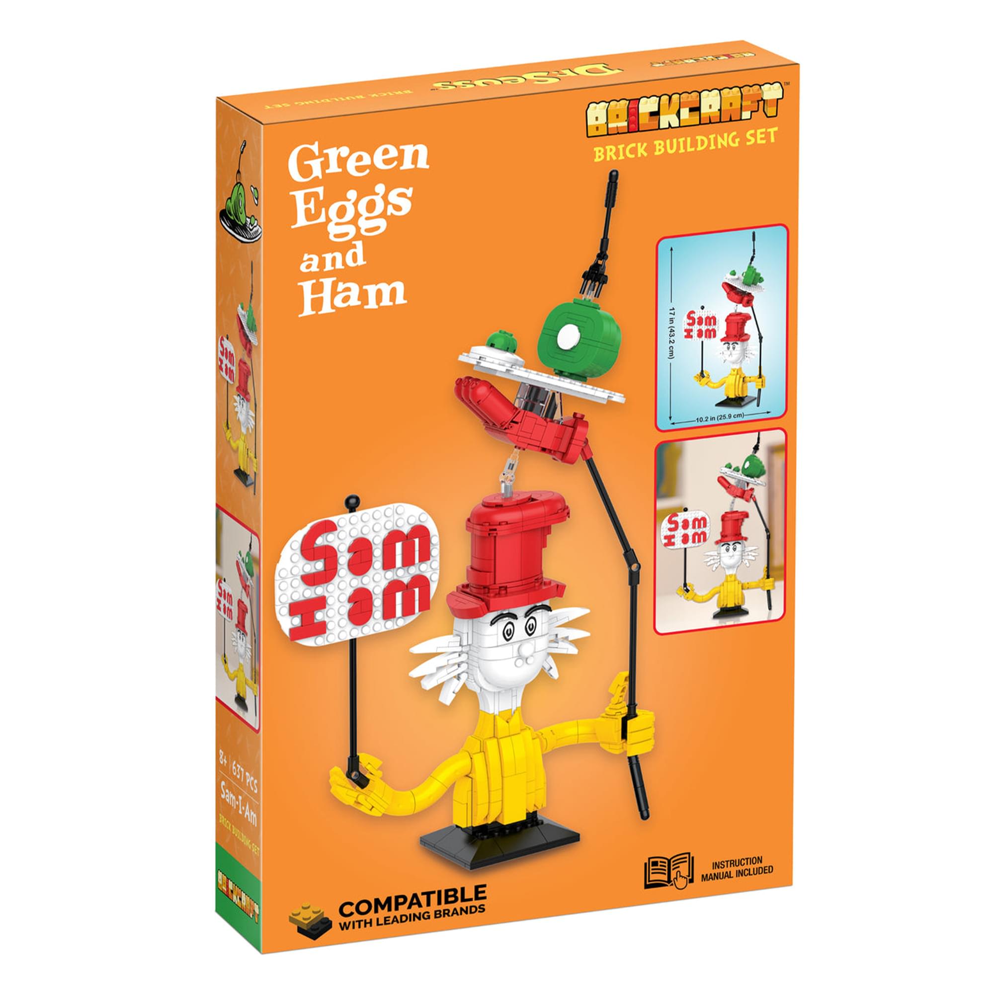 Dr. Seuss Sam I Am 637 Piece Building Set
