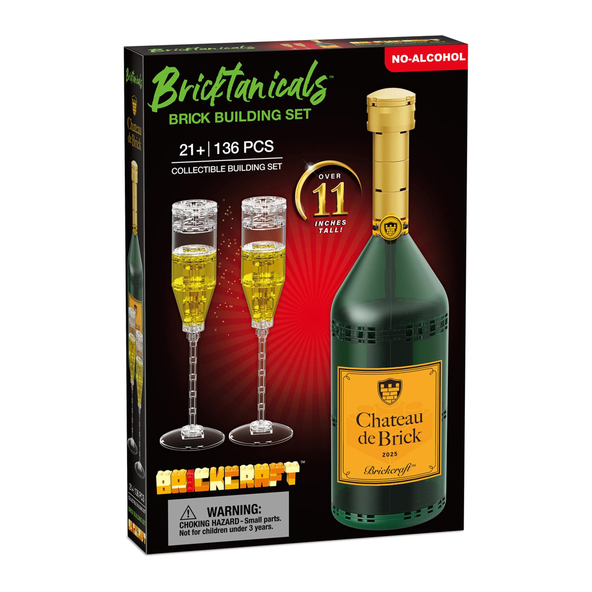 Bricktanicals Chateau de Brick Bottle 136 Piece Building Set