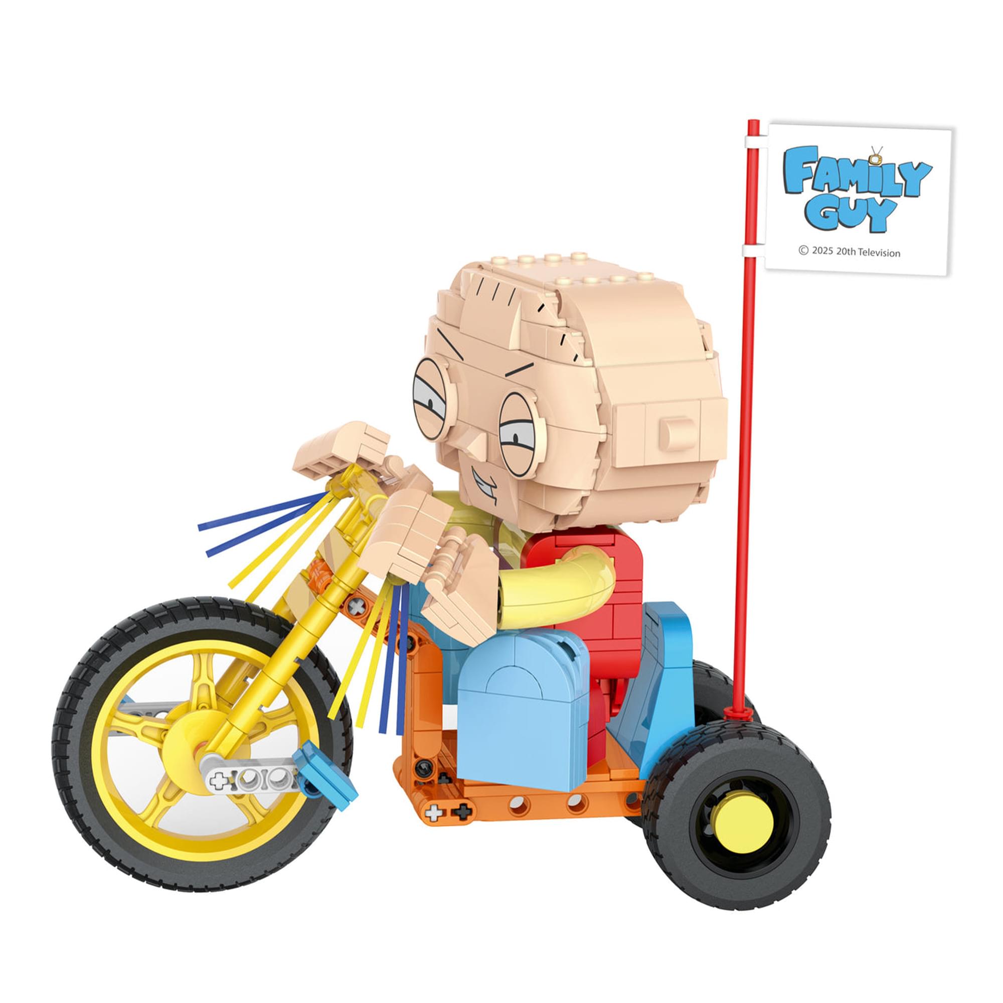 Family Guy Stewie On Trike 429-Piece Building Set