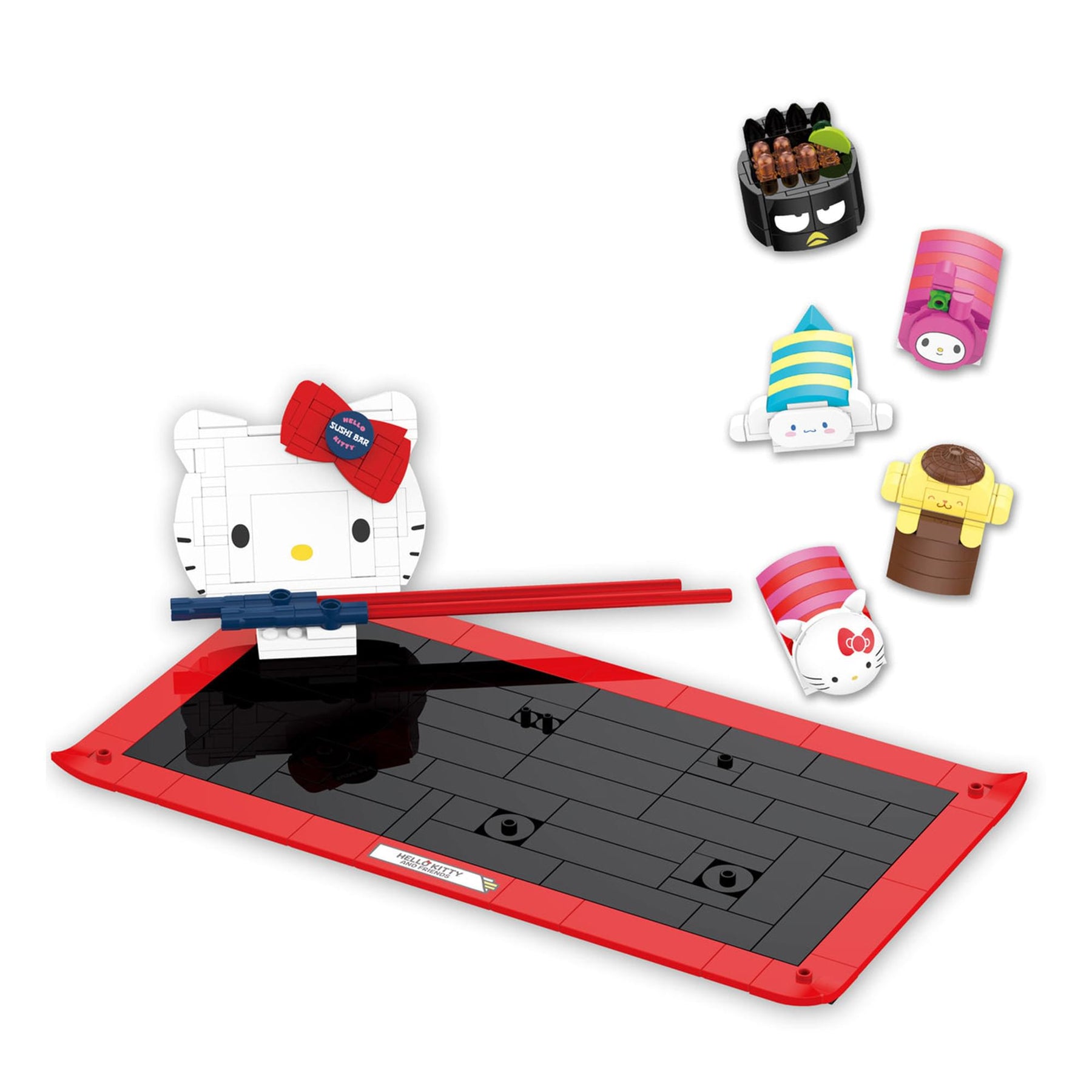 Sanrio Hello Kitty Sushi Platter 383-Piece Building Set