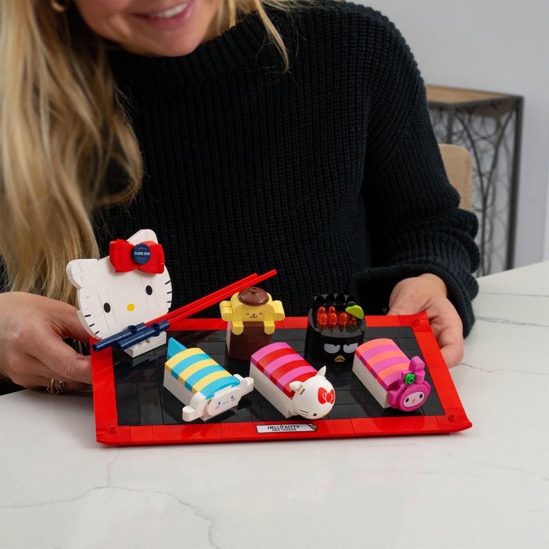 Sanrio Hello Kitty Sushi Platter 383-Piece Building Set