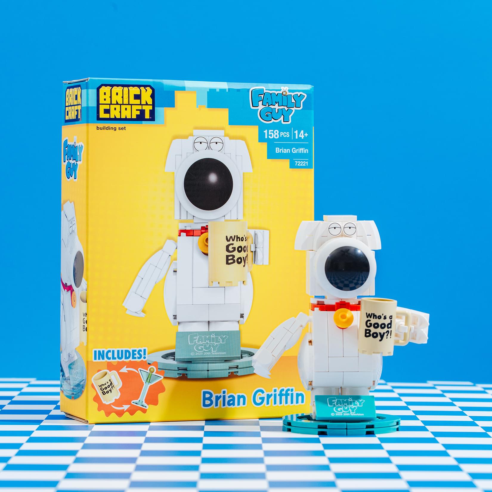 Brickcraft Family Guy Brian Griffin 158-Piece Building Kit