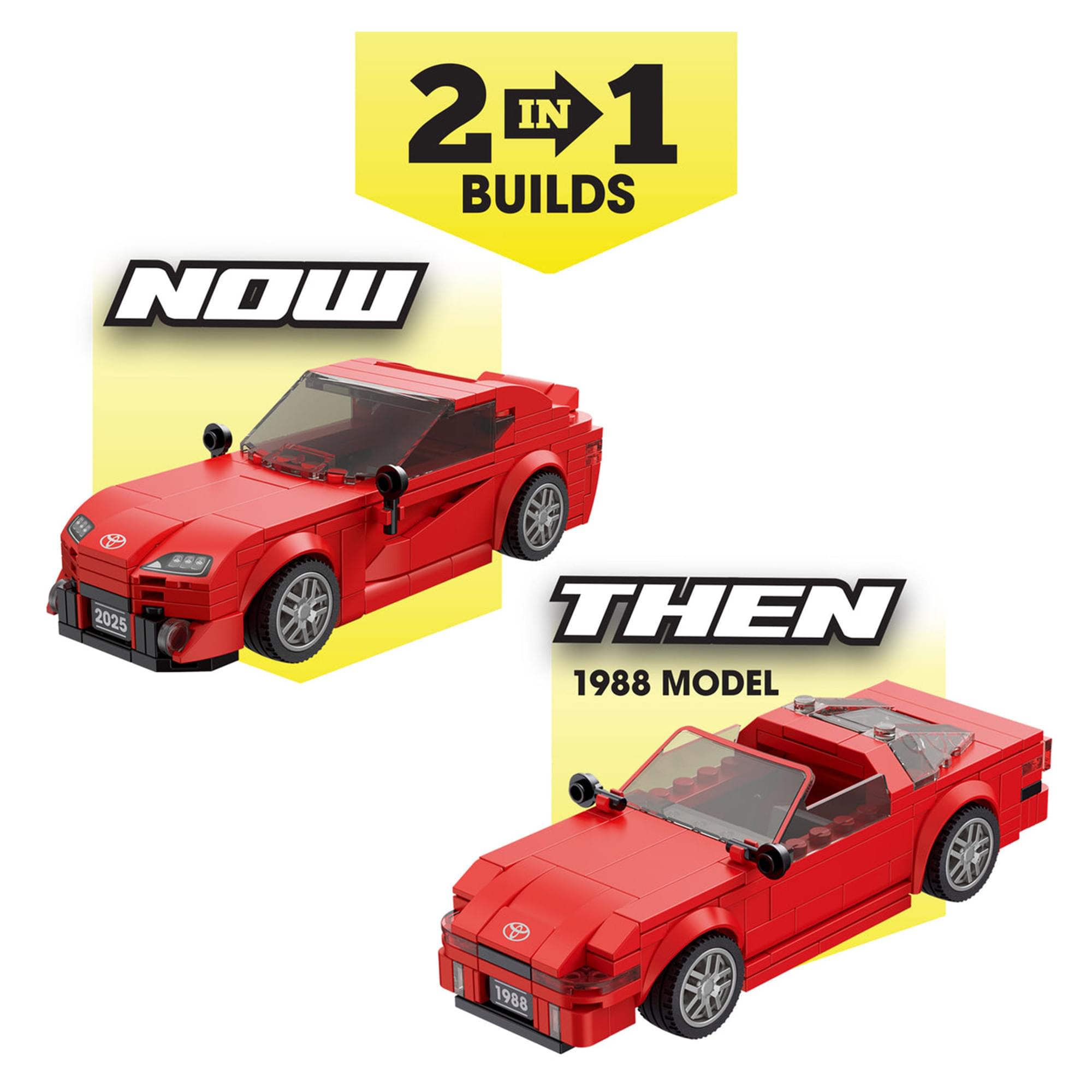 Toyota Supra Now & Then 236-Piece Building Set