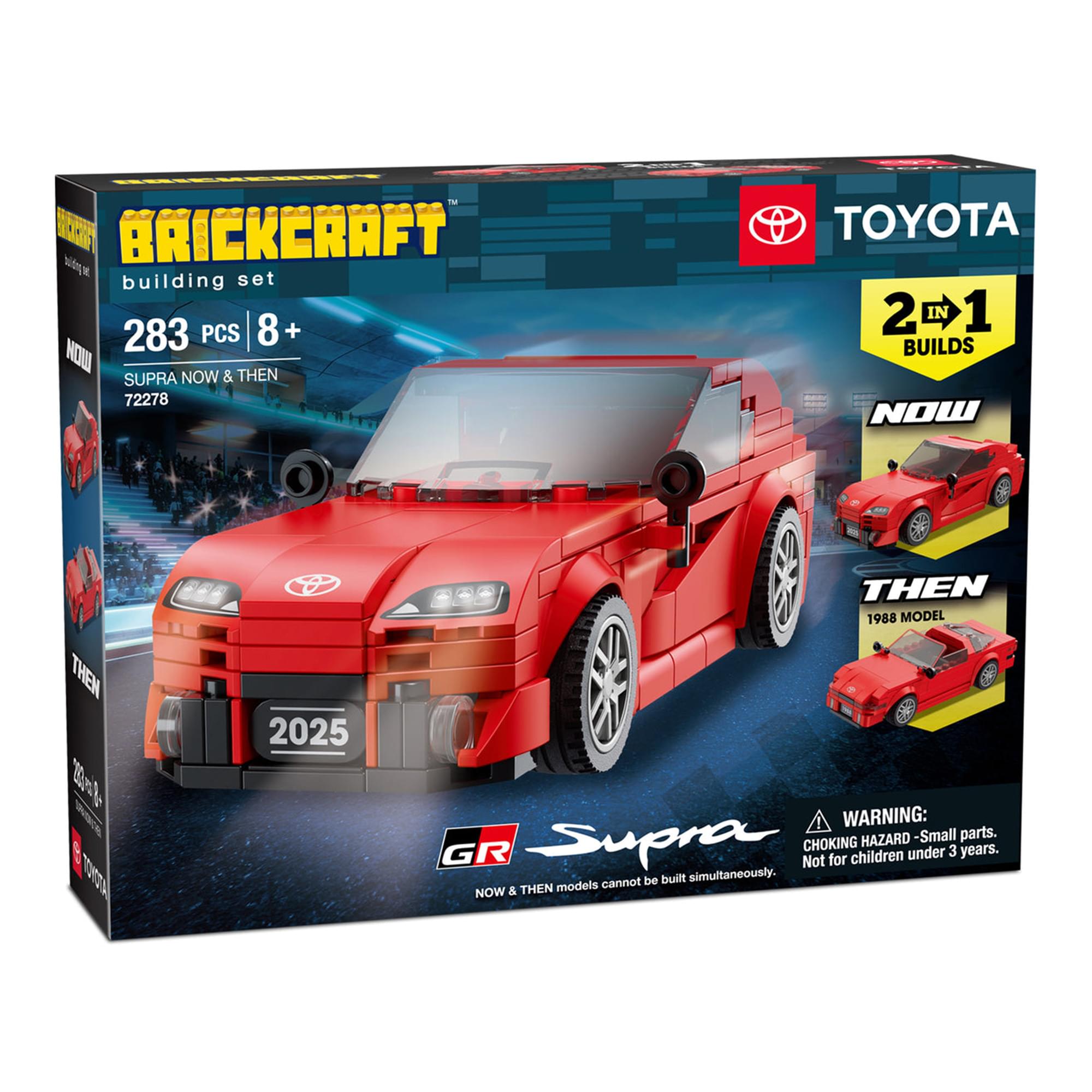 Toyota Supra Now & Then 236-Piece Building Set