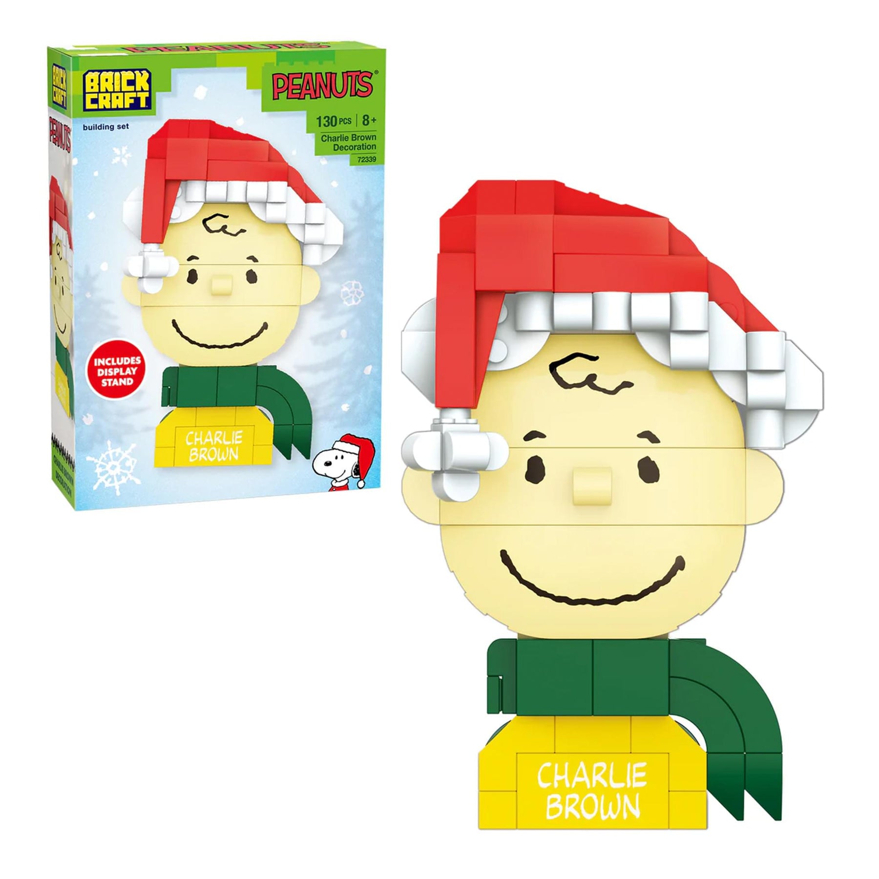 Peanuts Charlie Brown Christmas 91-Piece Brickcraft Building Set