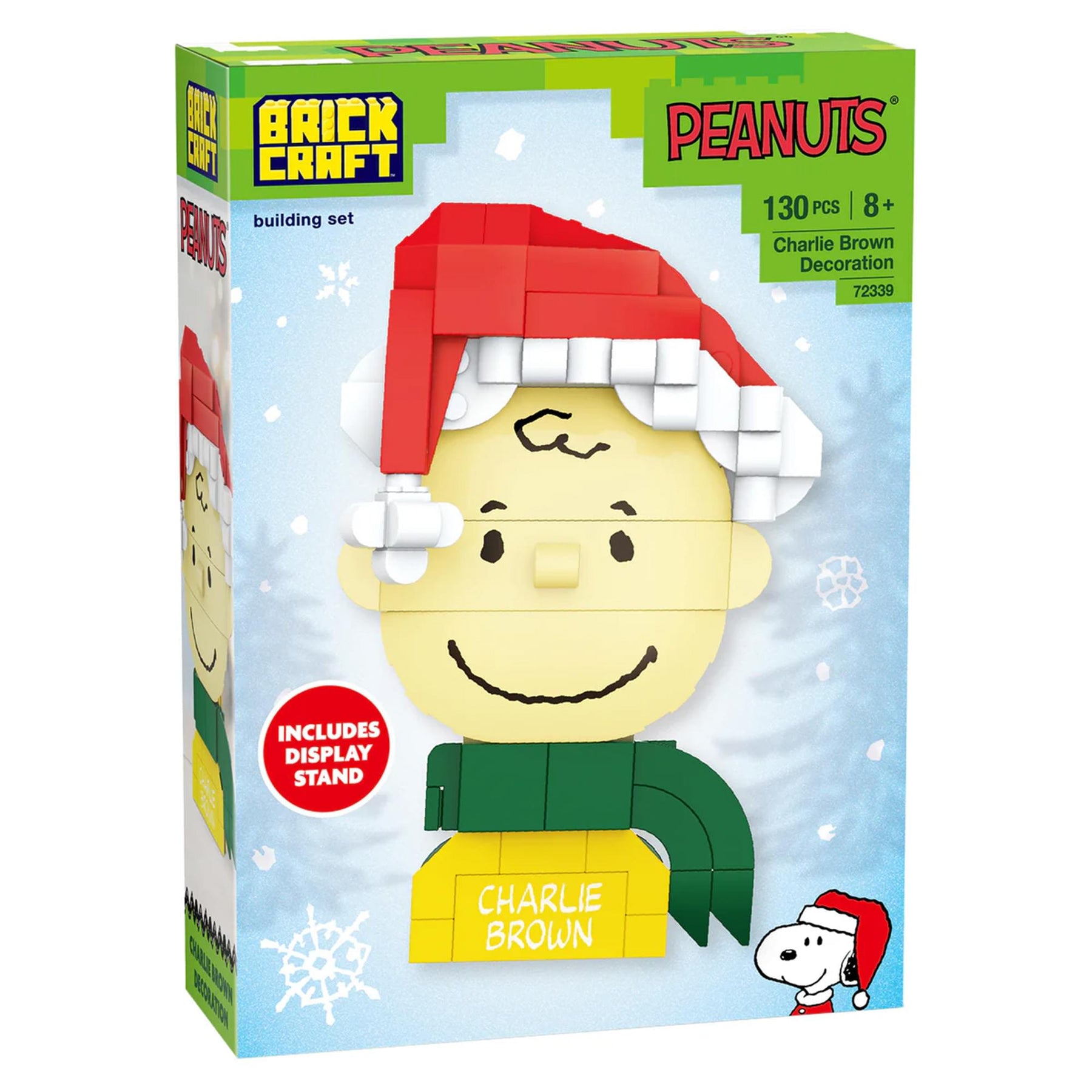 Peanuts Charlie Brown Christmas 91-Piece Brickcraft Building Set