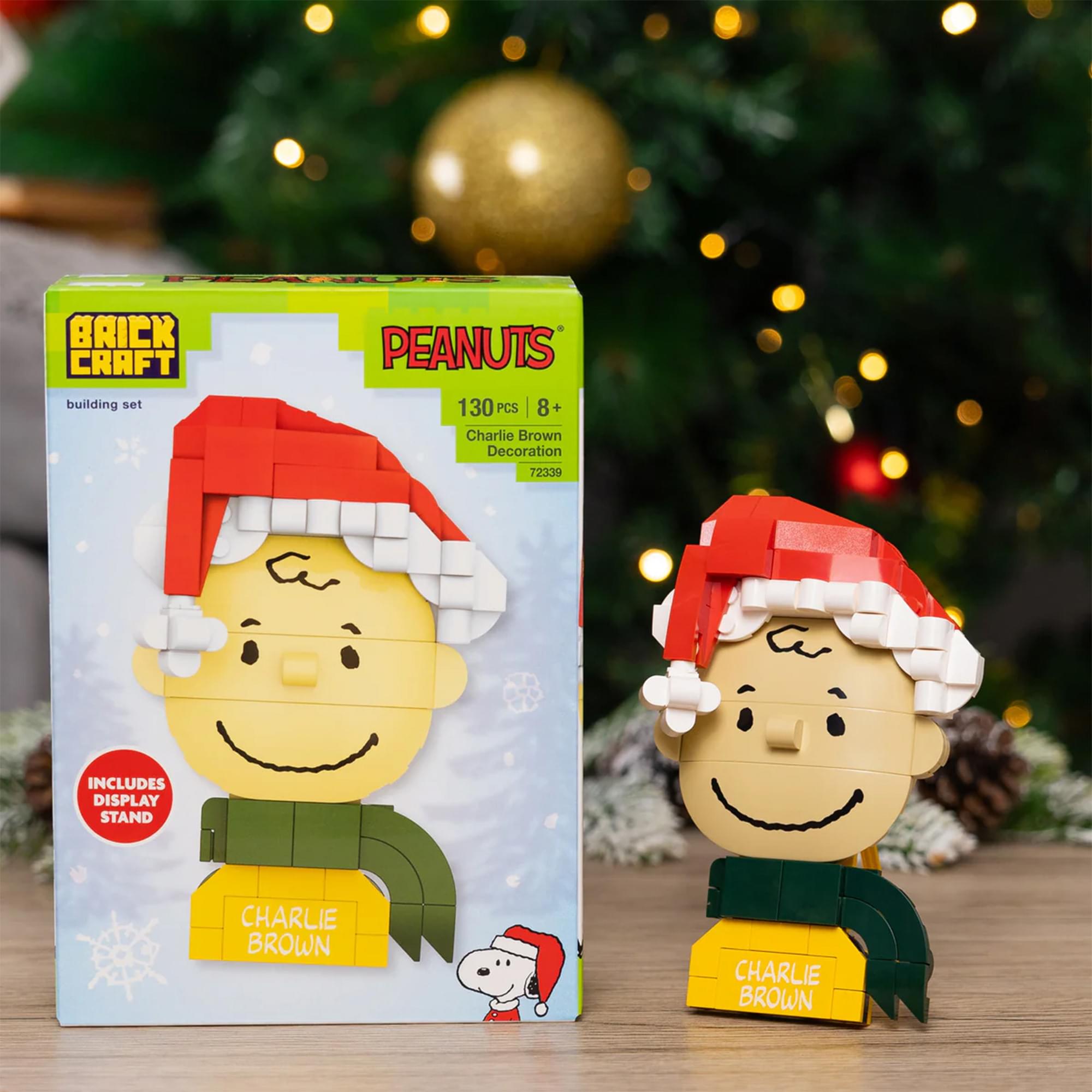 Peanuts Charlie Brown Christmas 91-Piece Brickcraft Building Set