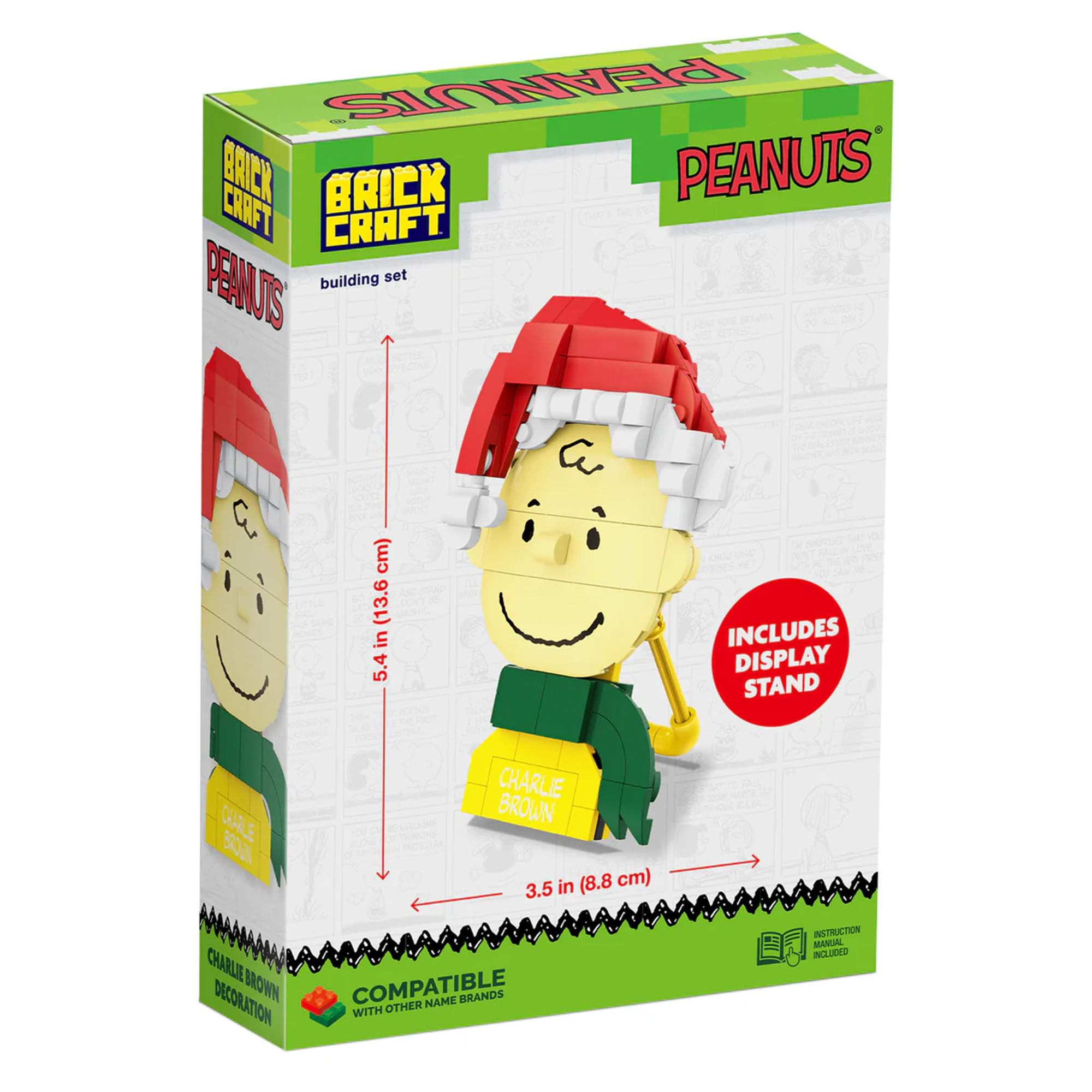 Peanuts Charlie Brown Christmas 91-Piece Brickcraft Building Set