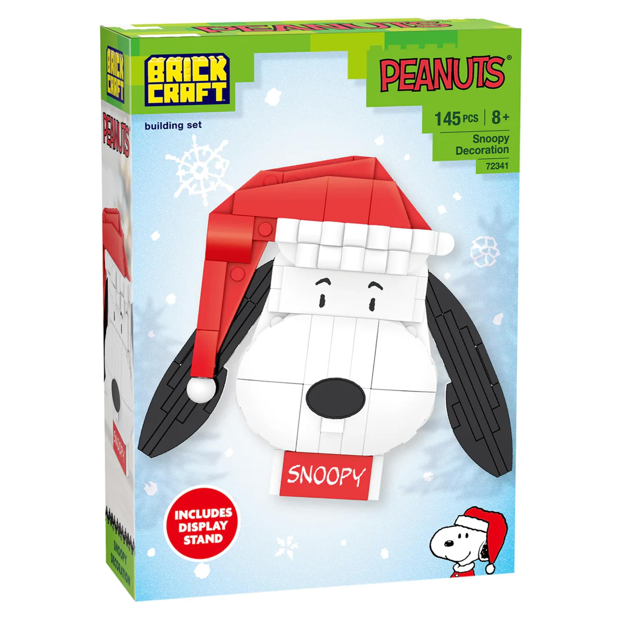 Peanuts Snoopy Christmas 141-Piece Brickcraft Building Set
