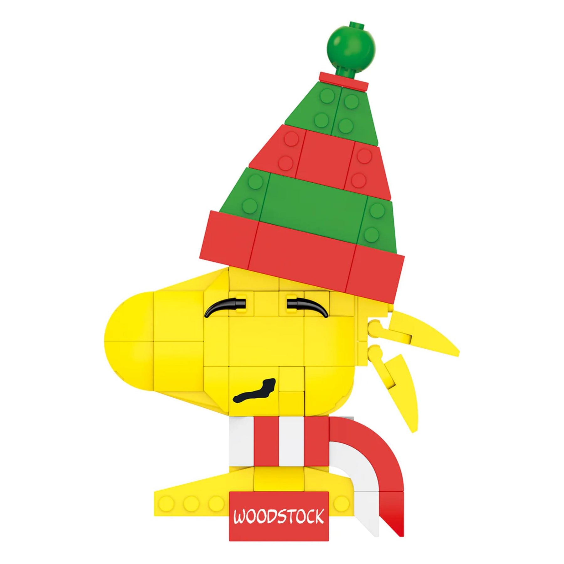 Peanuts Woodstock Christmas 105-Piece Brickcraft Building Set