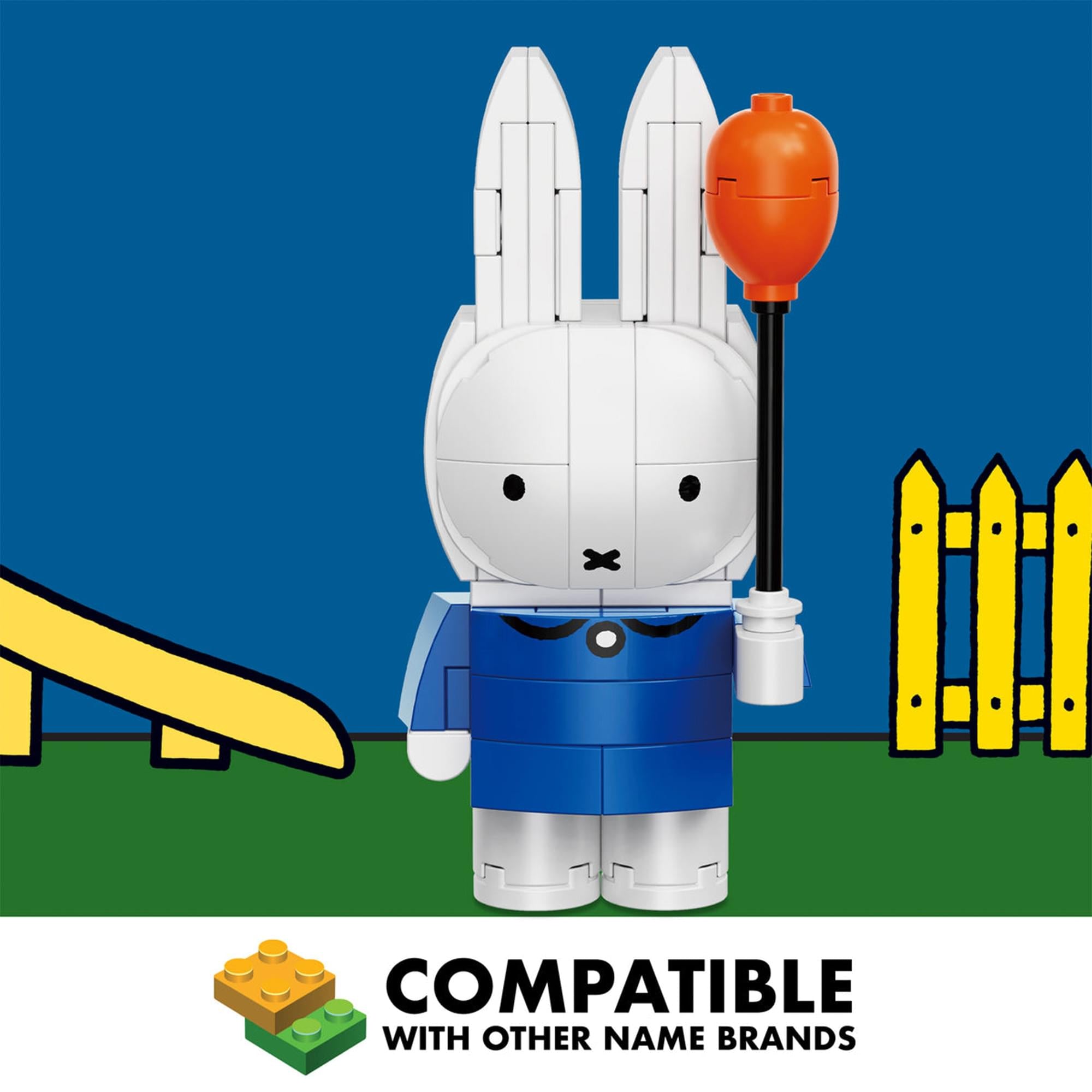 Miffy With Balloon 89 Piece Building Set