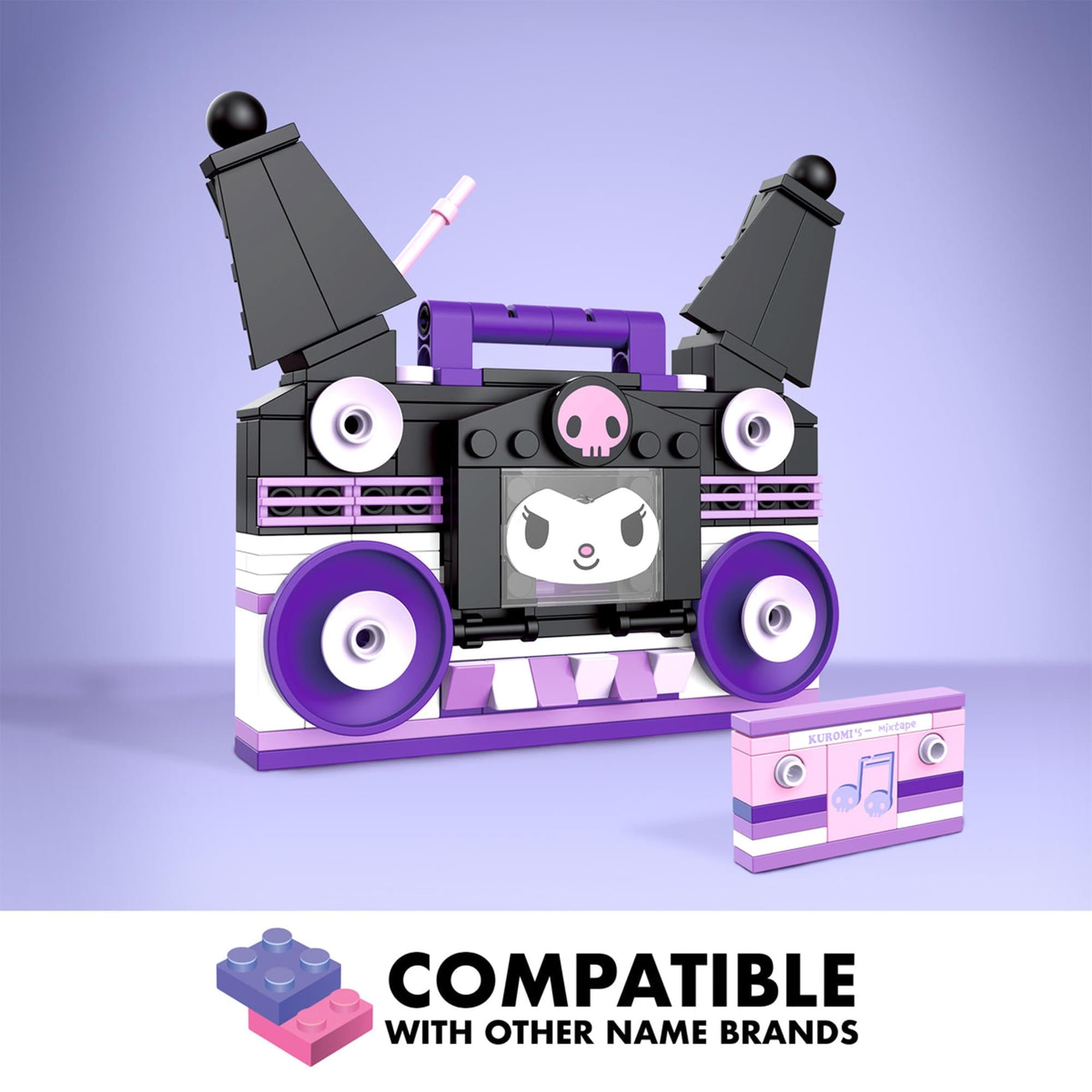 Sanrio Kuromi Boombox 139 Piece Building Set