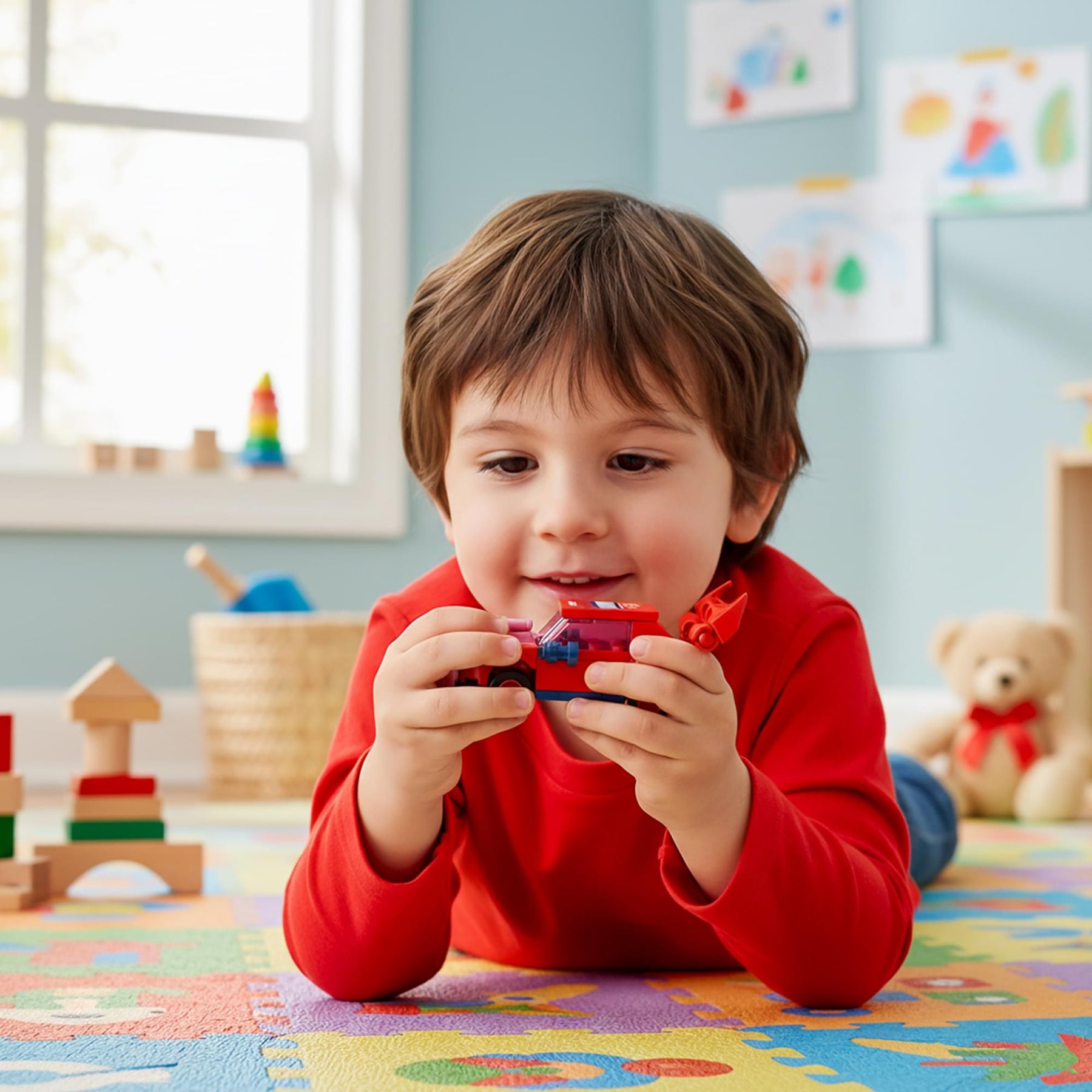 Twizzlers Racer 76-Piece Brickcraft Building Set