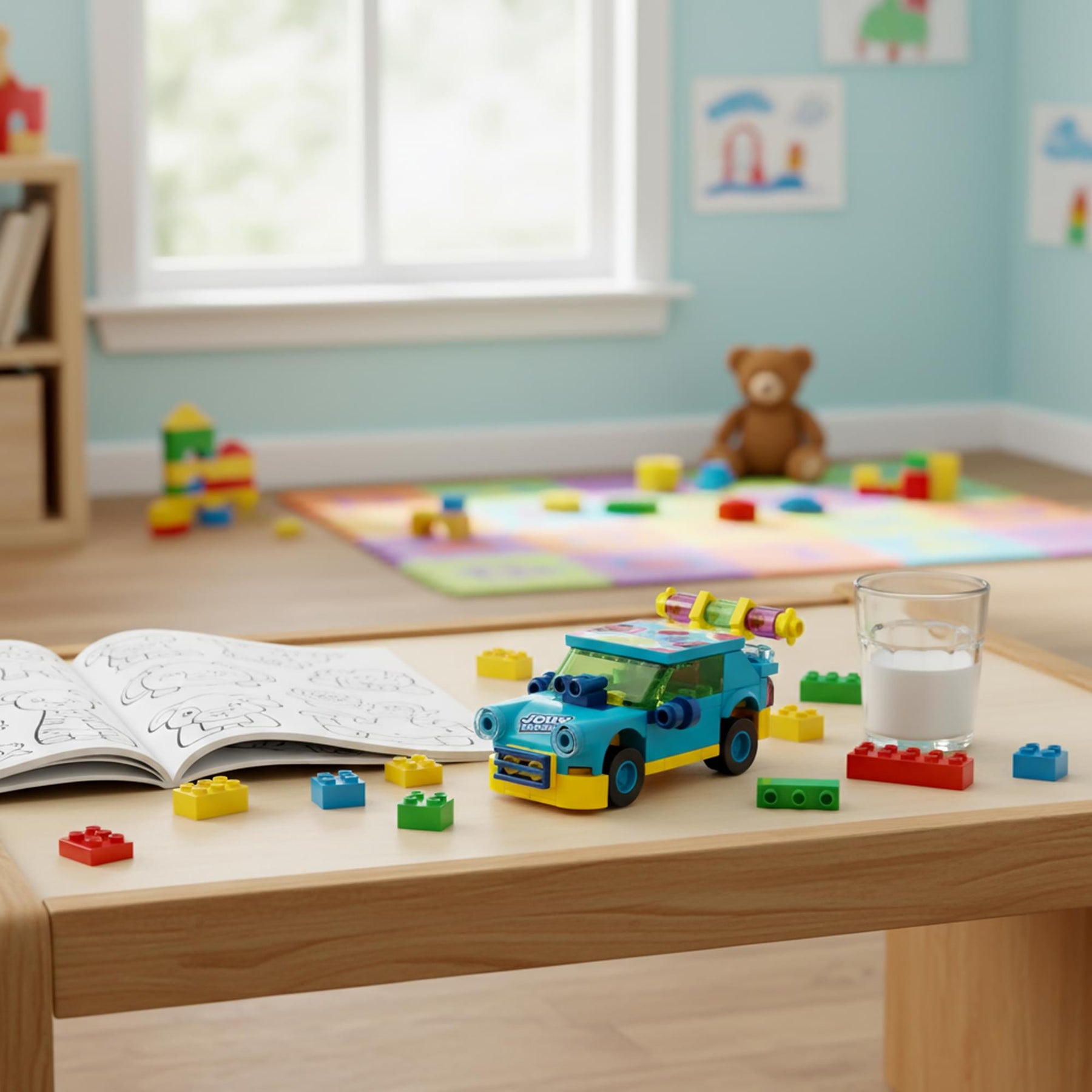 Jolly Rancher Racer 73-Piece Brickcraft Building Set