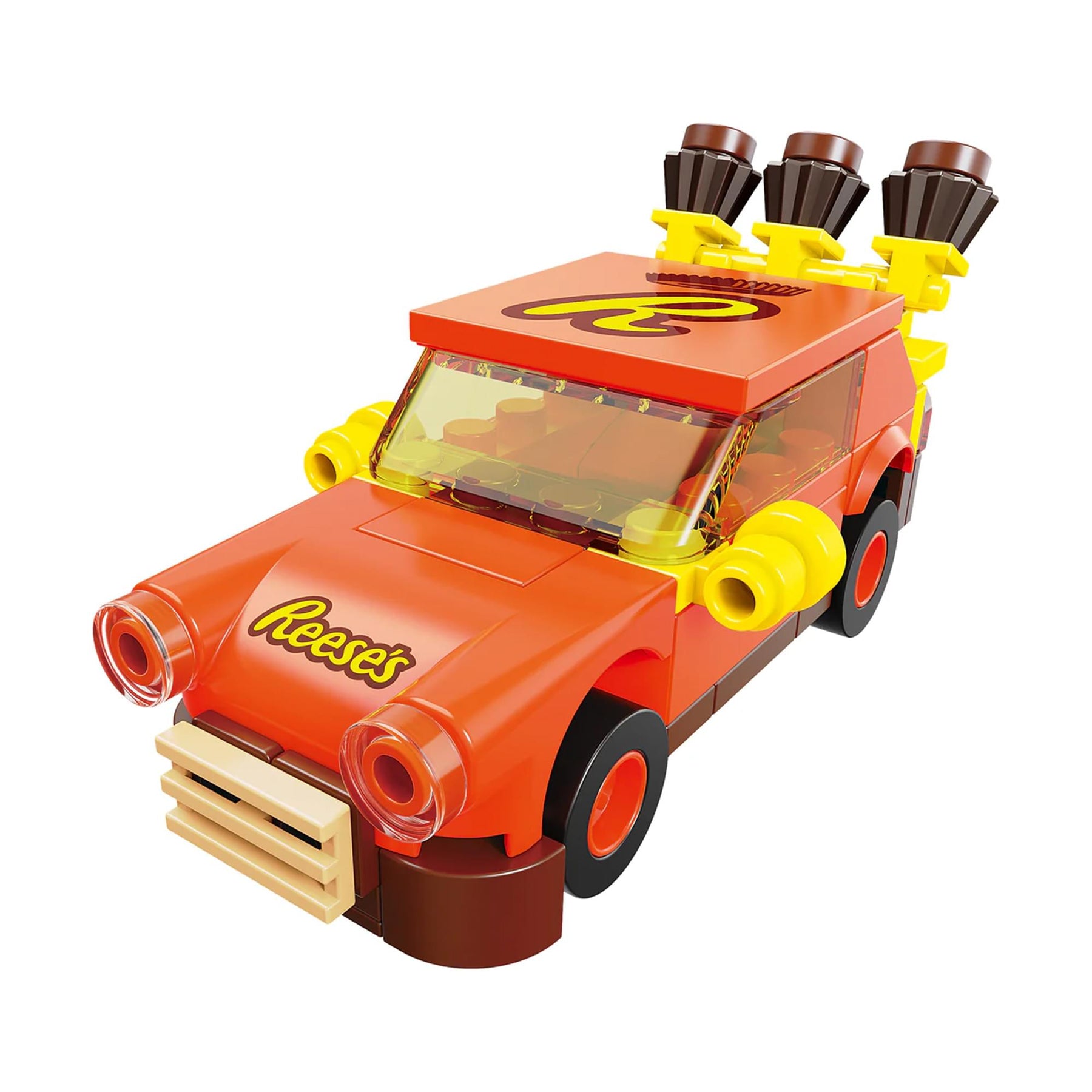 Reese's Peanut Butter Racer 72-Piece Brickcraft Building Set