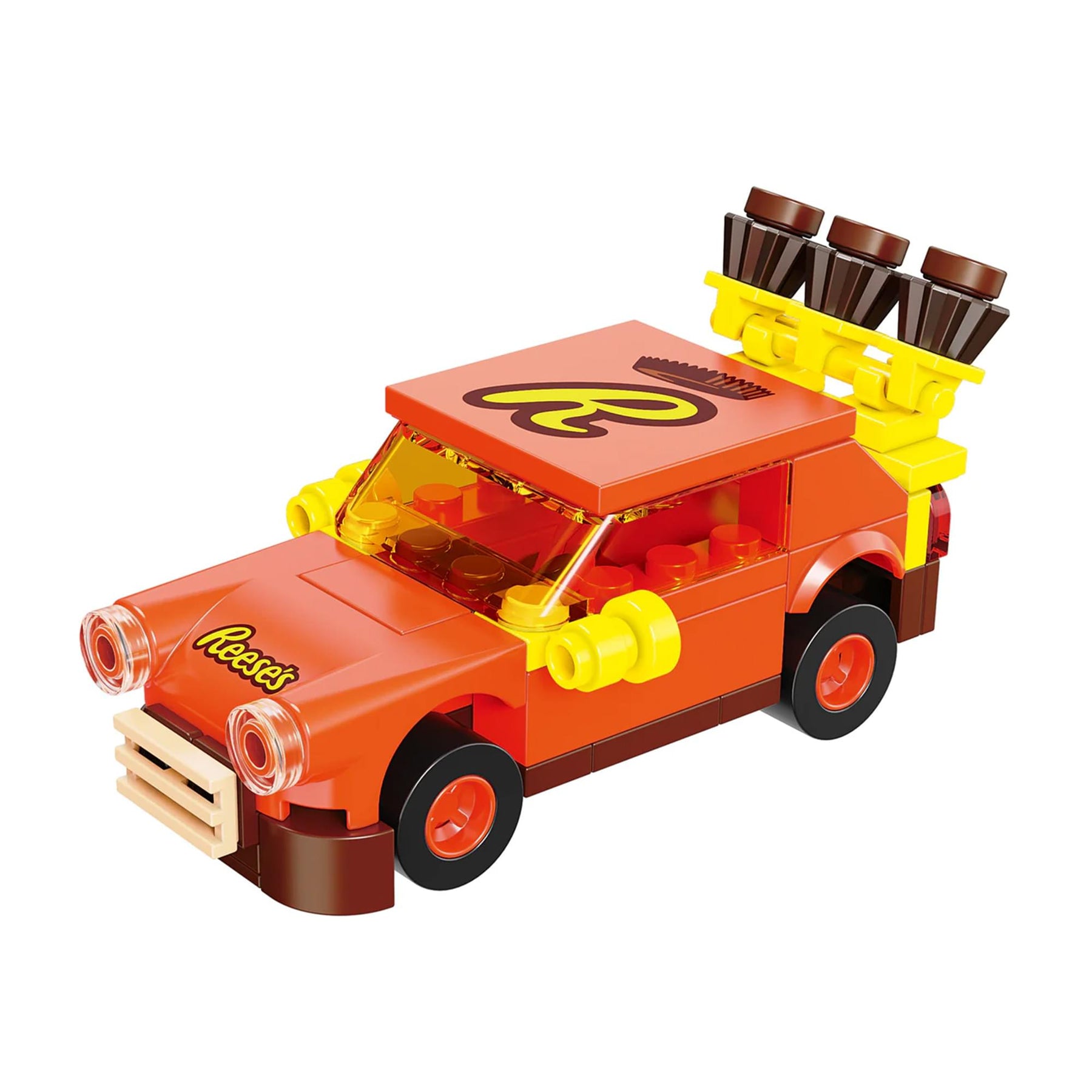 Reese's Peanut Butter Racer 72-Piece Brickcraft Building Set