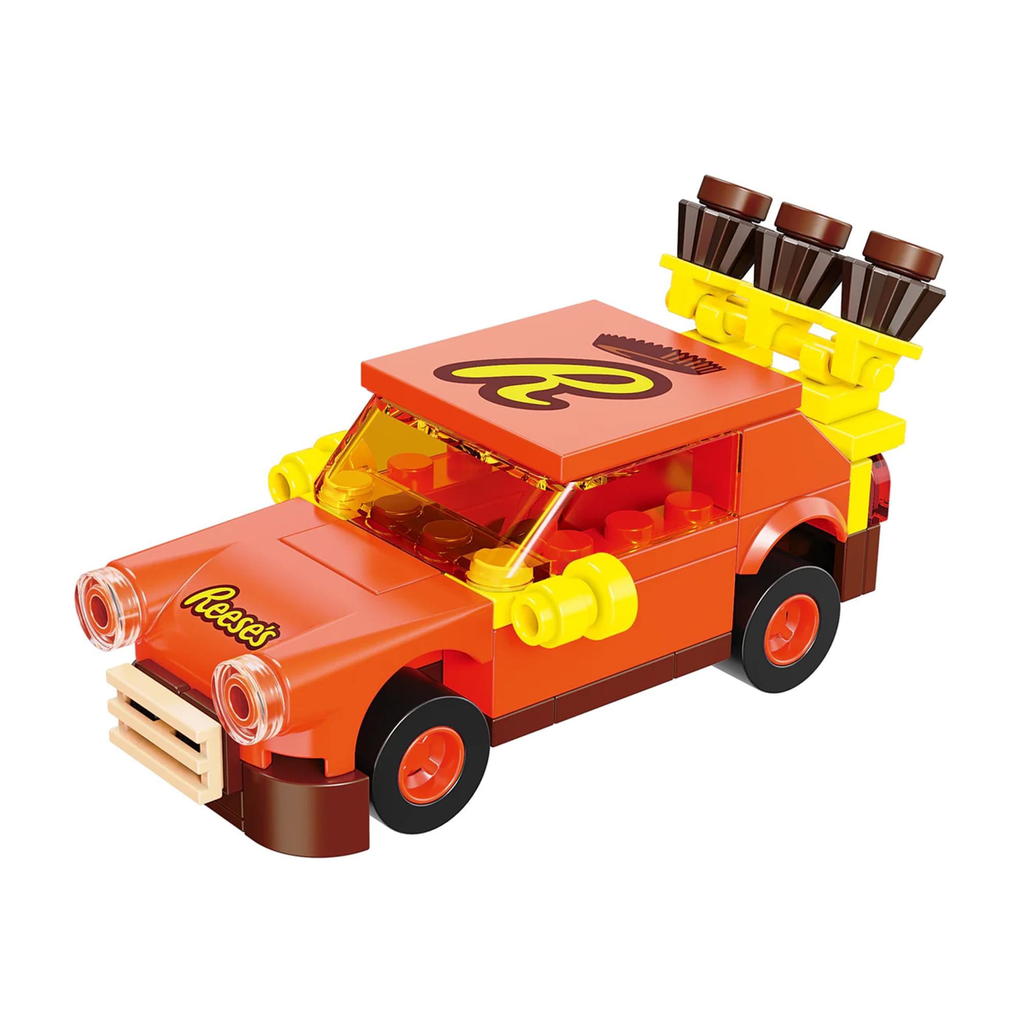 Reese's Peanut Butter Racer 72-Piece Brickcraft Building Set