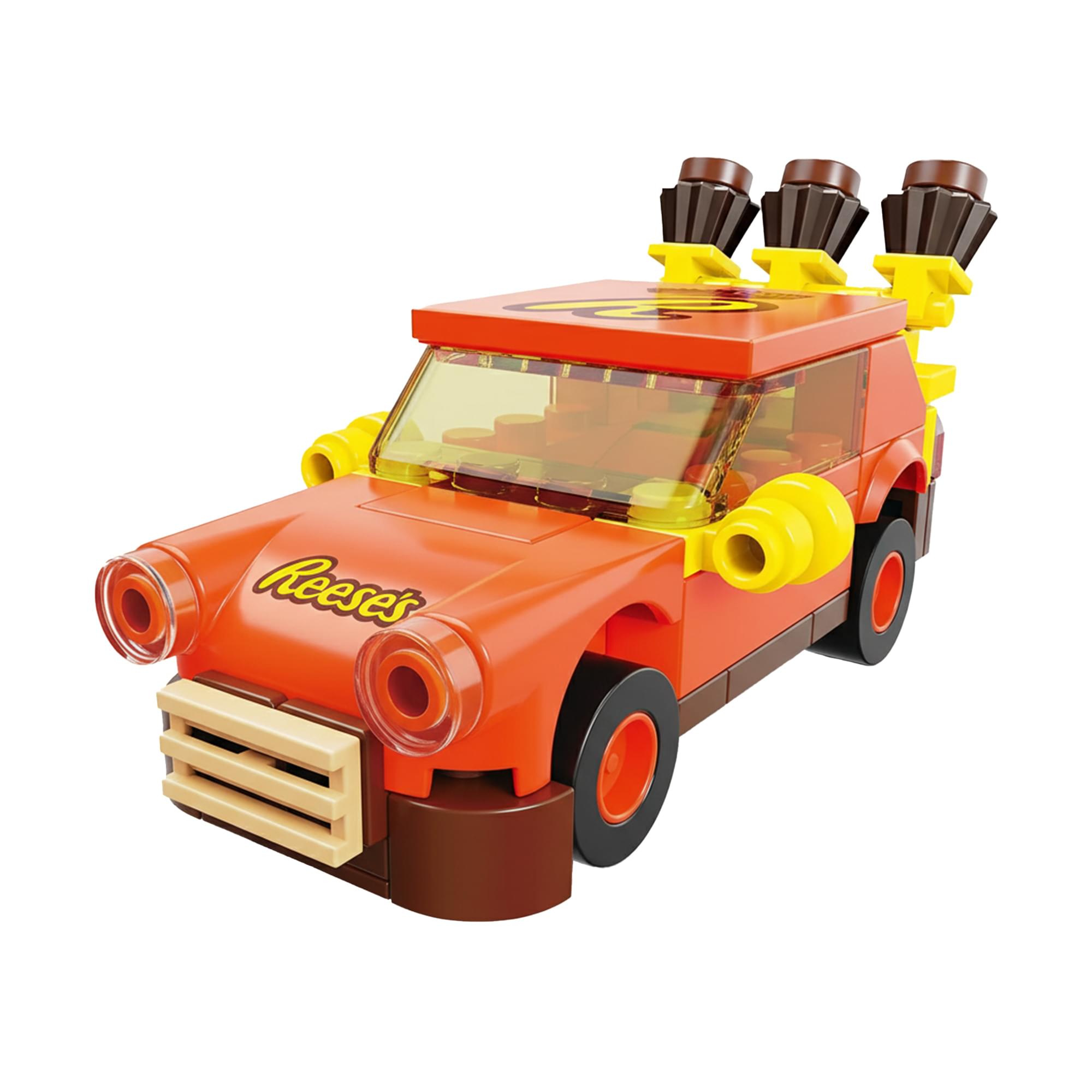 Reese's Peanut Butter Racer 72-Piece Brickcraft Building Set