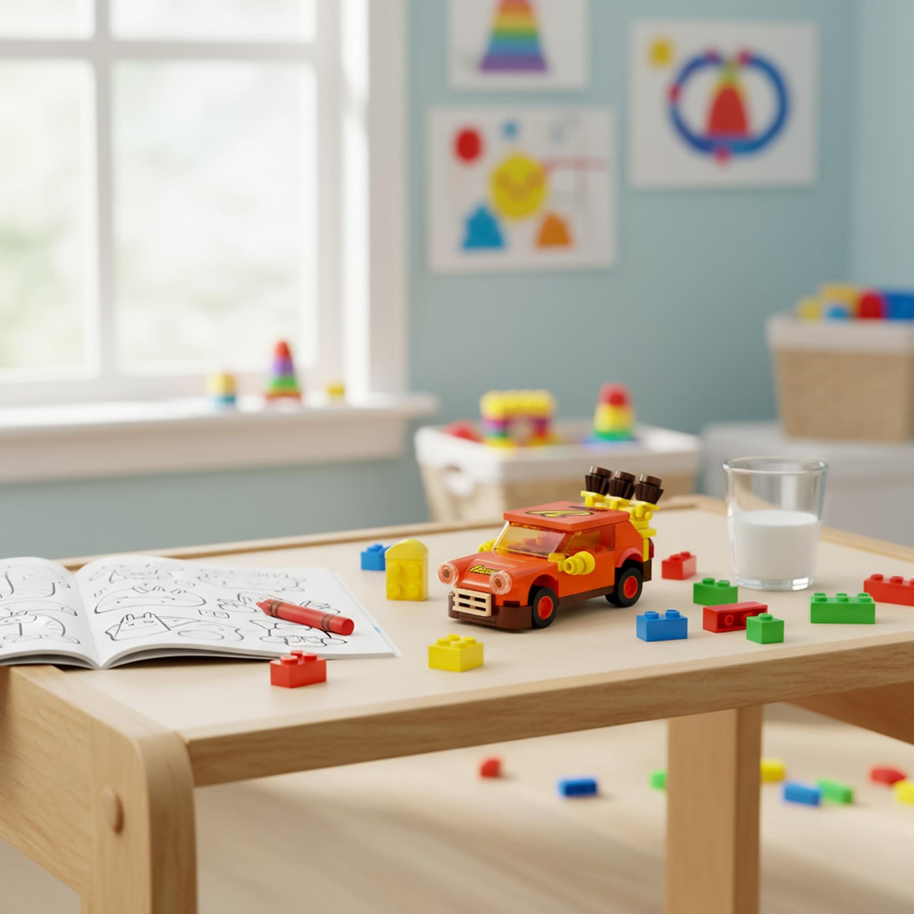 Reese's Peanut Butter Racer 72-Piece Brickcraft Building Set