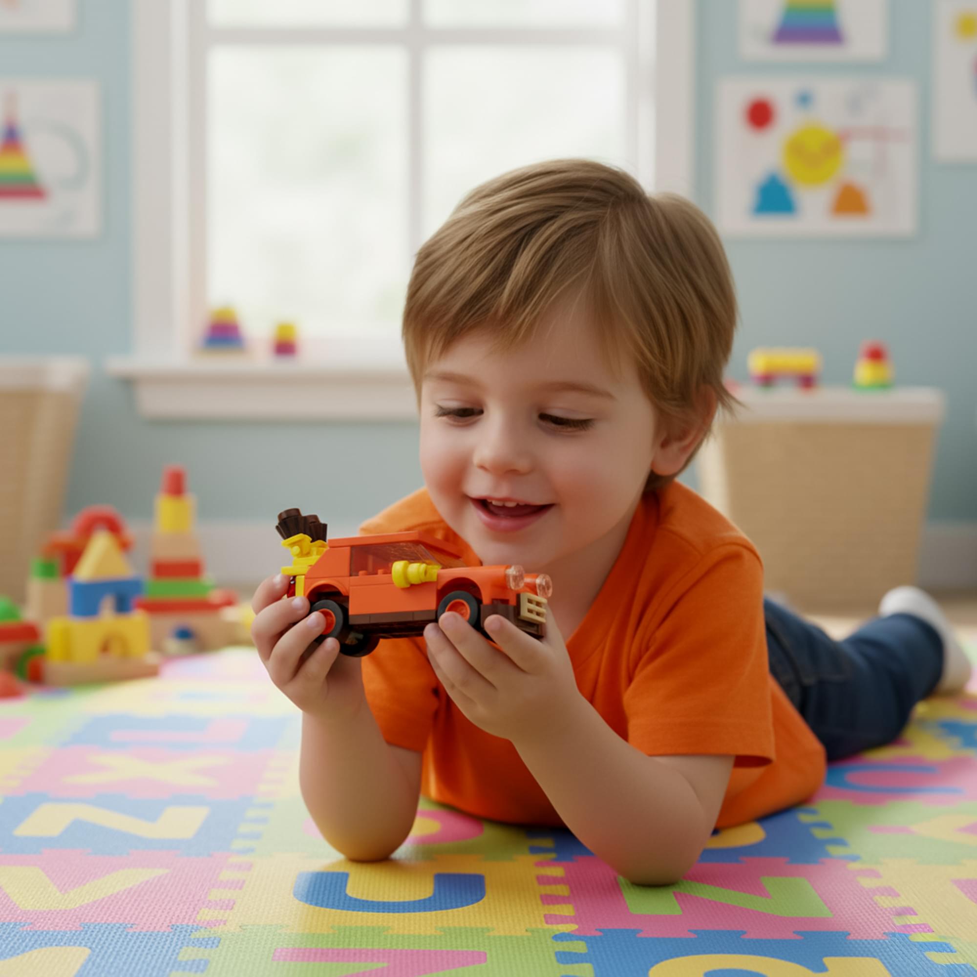 Reese's Peanut Butter Racer 72-Piece Brickcraft Building Set