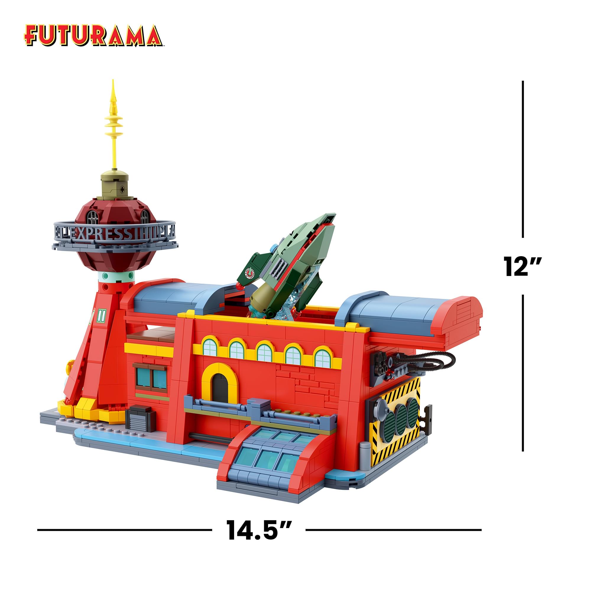 Brickcraft Futurama Planet Express HQ 1135-Piece Building Kit