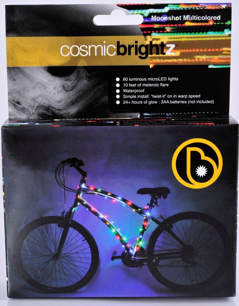 Cosmic Brightz Multicolored LED Bicycle Safety Light Accessory