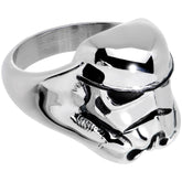 Star Wars 3D Stormtrooper Stainless Steel Men's Ring