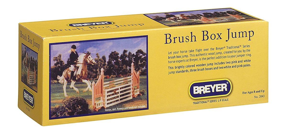 Breyer 1:9 Traditional Series Model Horse Accessory: Brush Box Jump