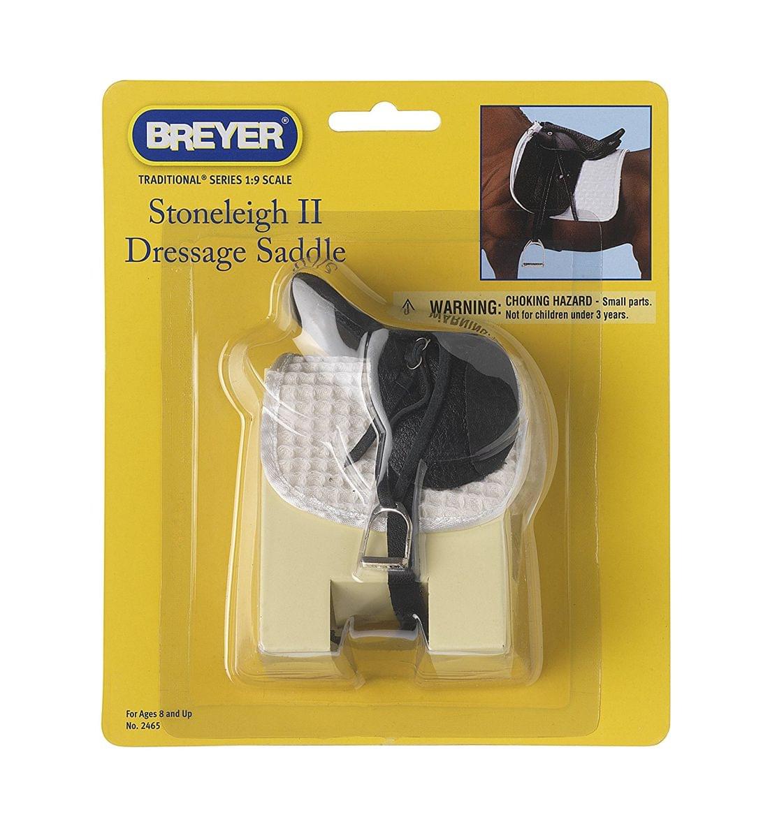 Breyer 1:9 Traditional Model Horse Accessory: Stoneleigh II Dressage Saddle
