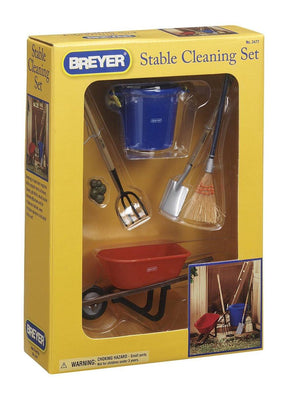 Breyer 1:9 Model Horse Accessory Set: Stable Cleaning Kit