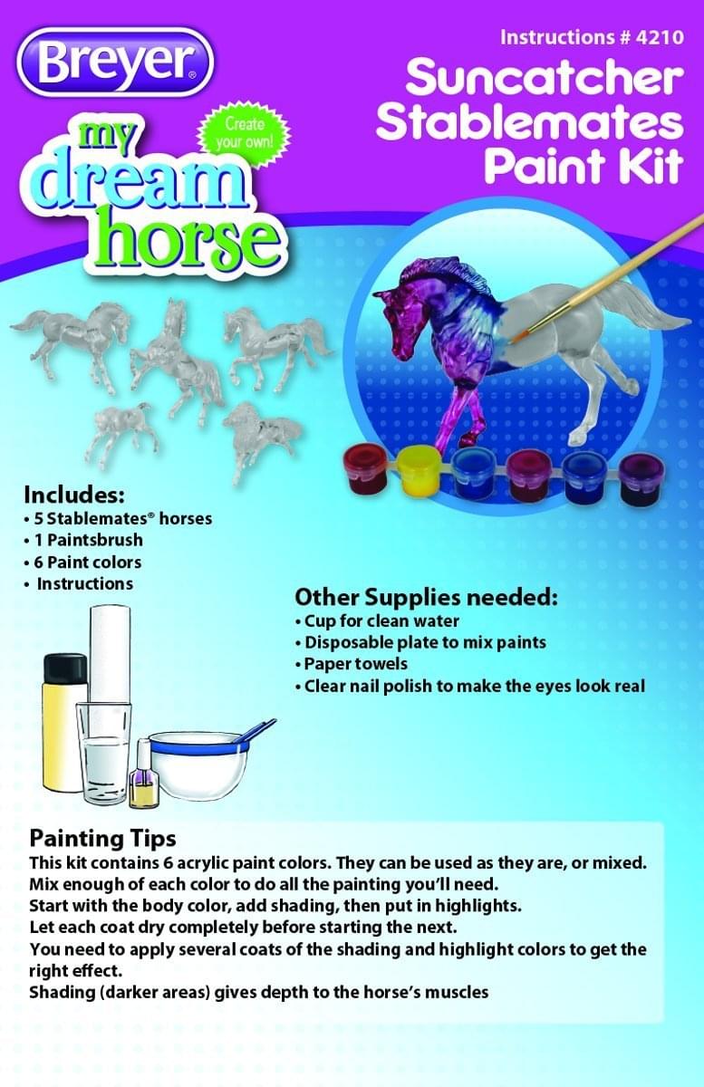 Breyer Suncatcher 1:32 Stablemates Horse Paint Kit