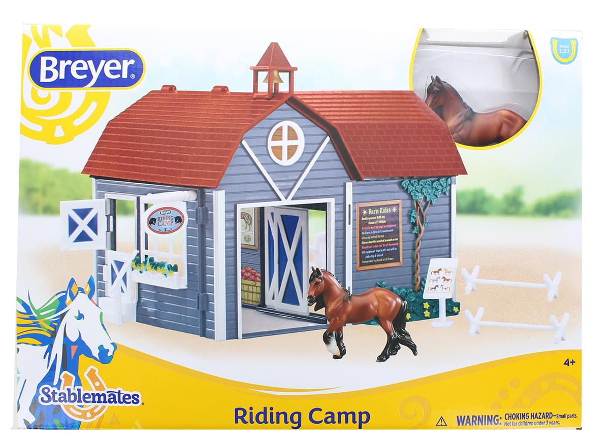 Breyer Stablemates 1/32 Model Horse Play Set - Riding Camp