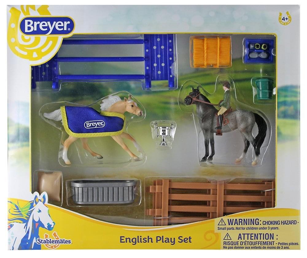 Breyer 1:32 Stablemates English Model Horse Playset
