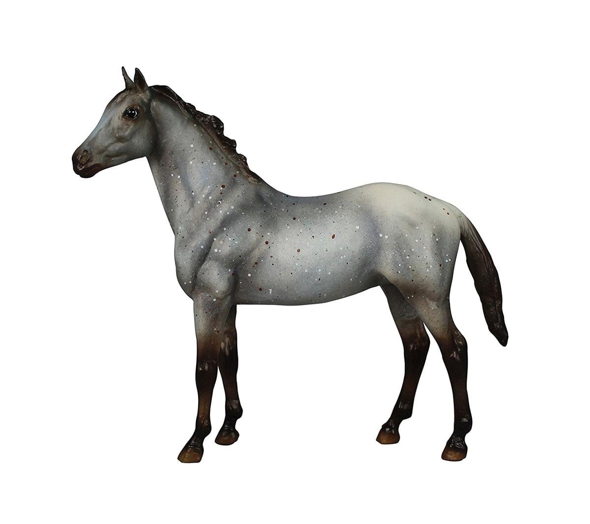 Breyer 1:12 Classics Model Horse and Book Set: Wild Blue