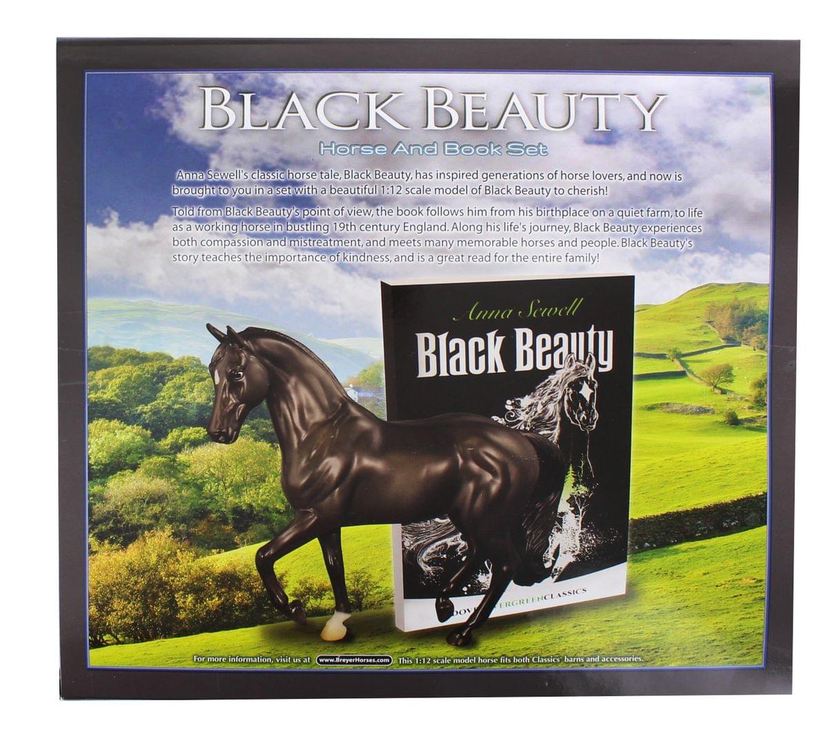 Breyer 1:12 Black Beauty Horse and Book Set