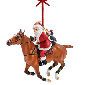 Breyer 2023 Santa Holiday Ornament | Polo Playing Santa