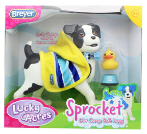 Breyer Luck Acres Sprocket Color Change Bath Puppy