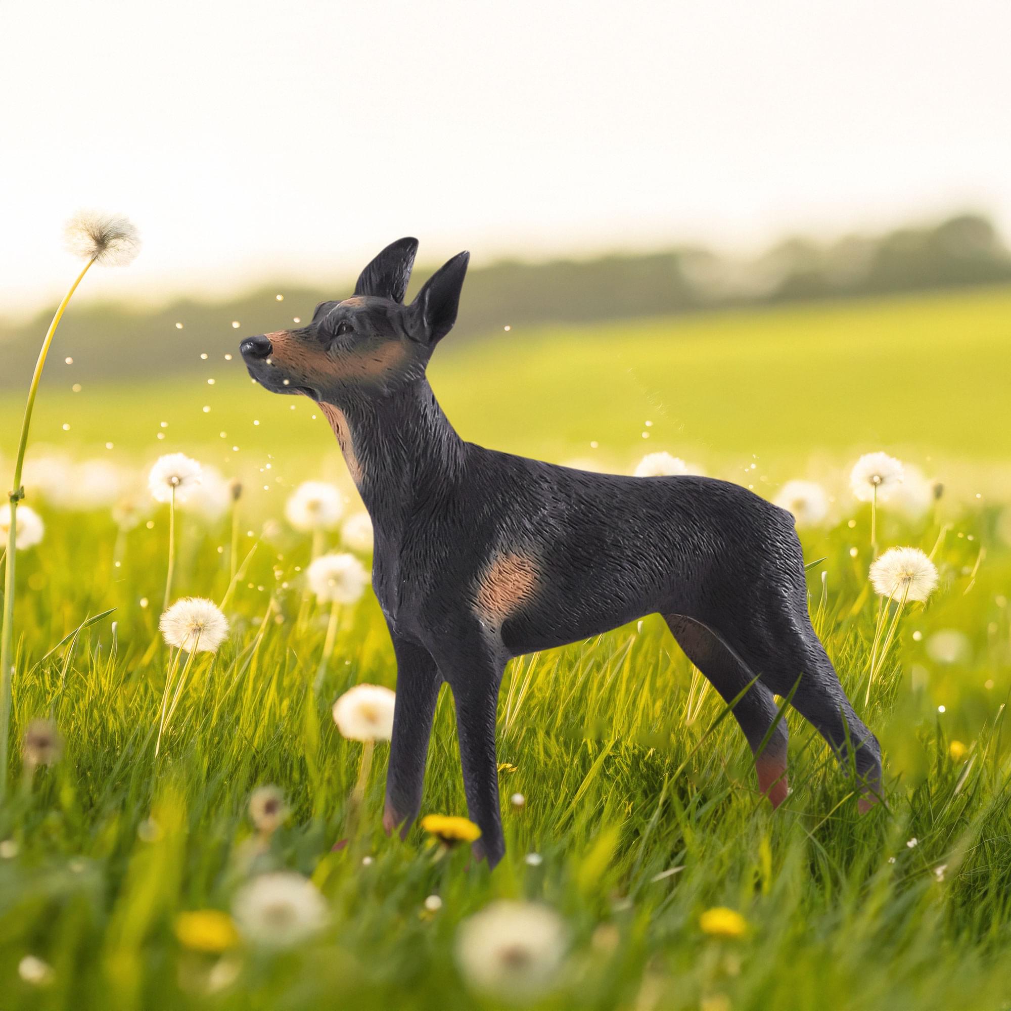 CollectA Cats & Dogs Collection Miniature Figure | Doberman Pinscher