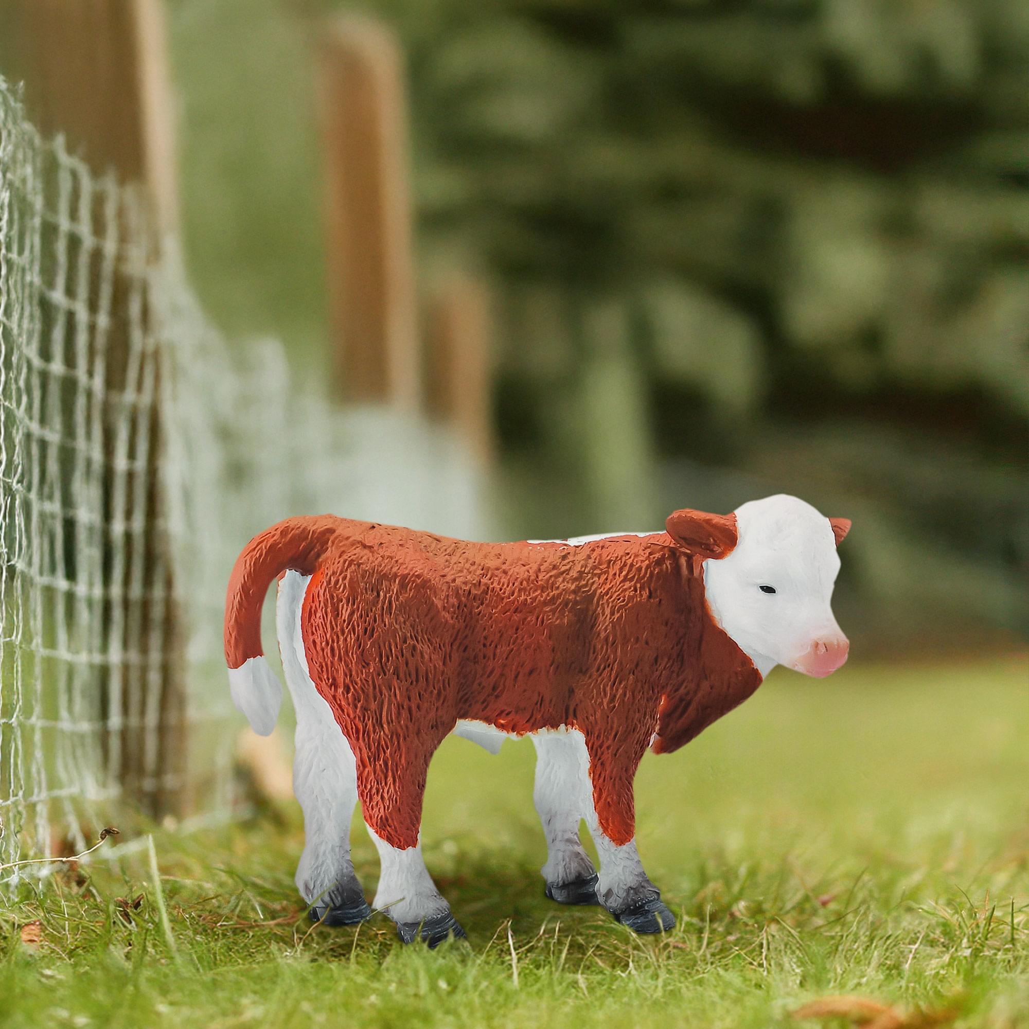 CollectA Farm Life Collection Miniature Figure | Hereford Calf