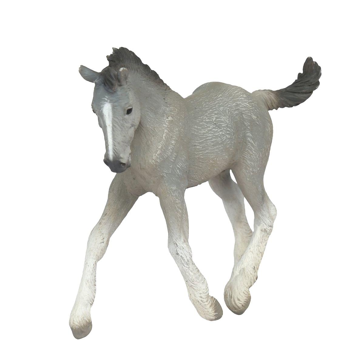 Breyer 1:18 CollectA Grey Shire Foal Horse Foal Model Horse