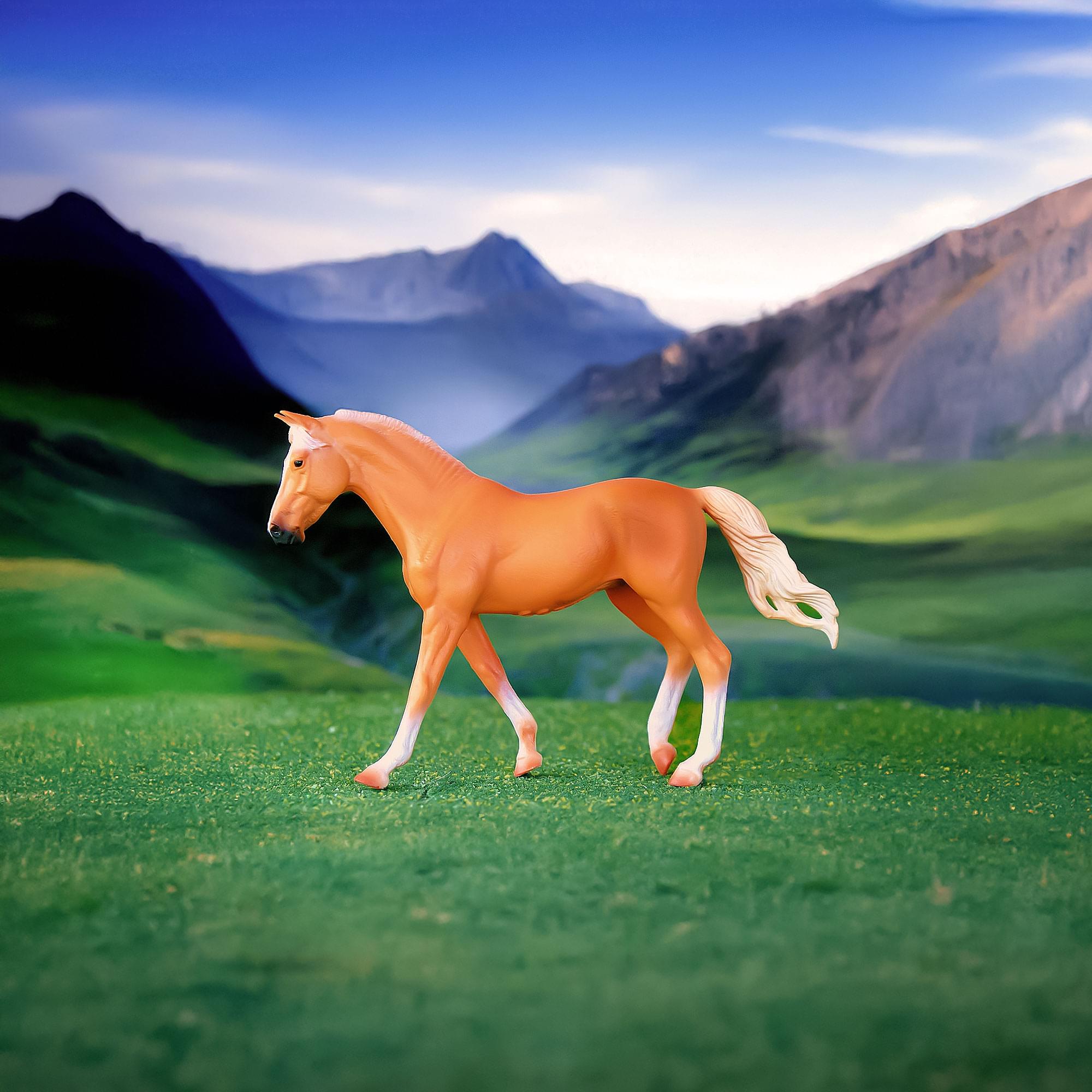 Breyer CollectA Series Missouri Palomino Fox Trotter Mare Model Horse