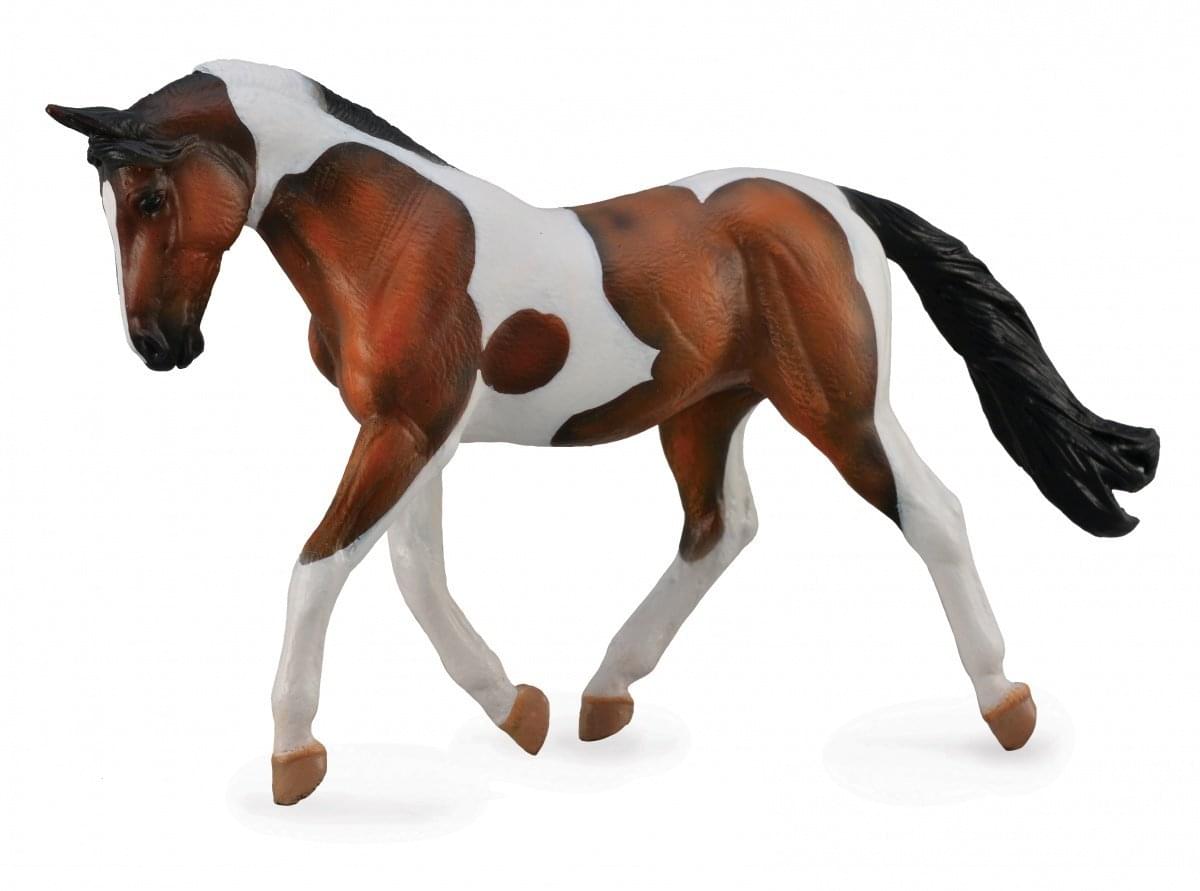 Breyer CollectA Series Bay Pinto Mare Model Horse
