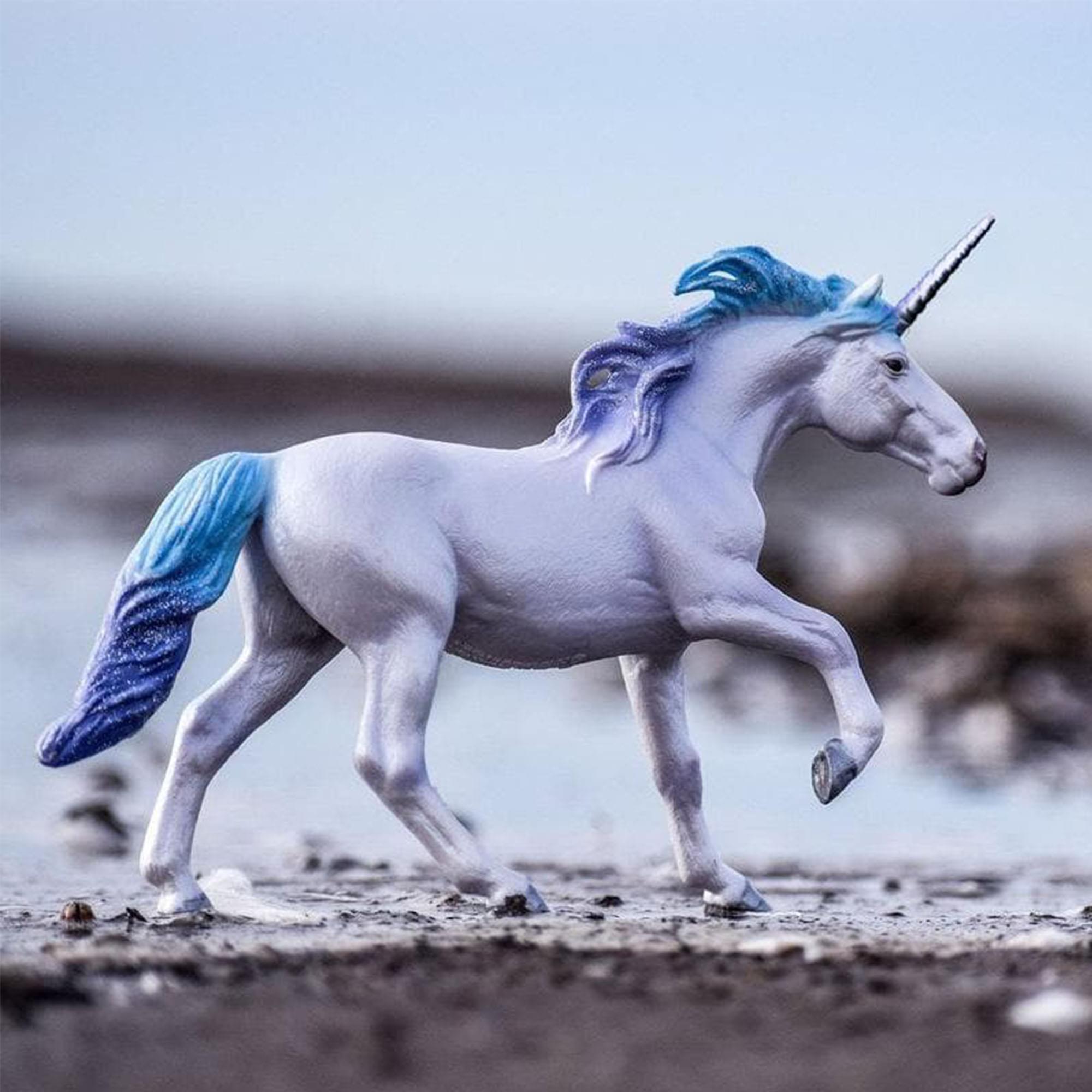 Breyer CollectA 1:18 Scale Model Horse | Unicorn Stallion Rainbow
