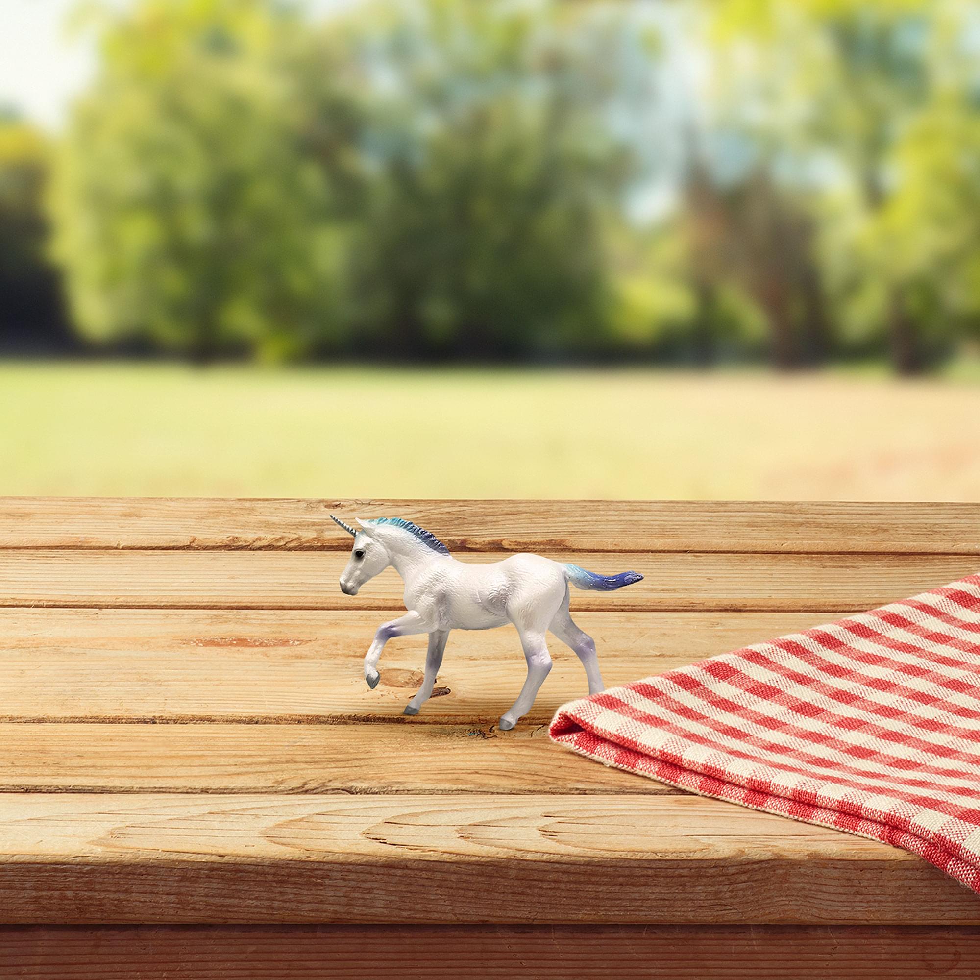 Breyer CollectA 1:18 Scale Model Horse | Unicorn Foal Rainbow