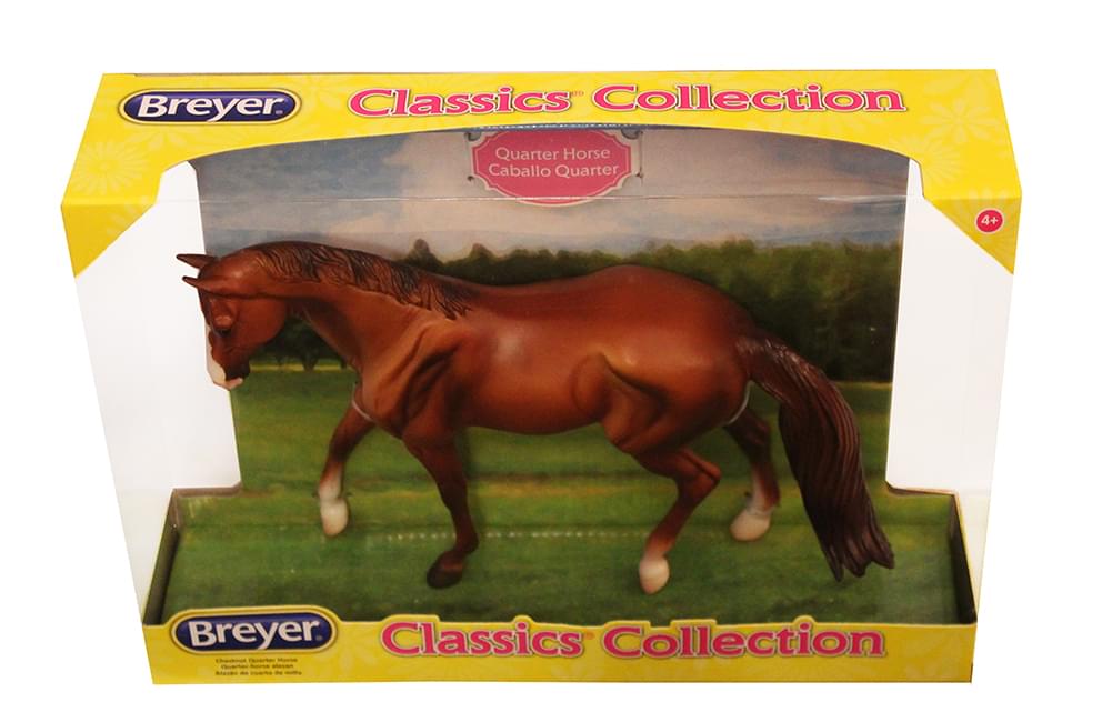 Breyer 1:12 Classics Chestnut Quarter Horse Model Horse