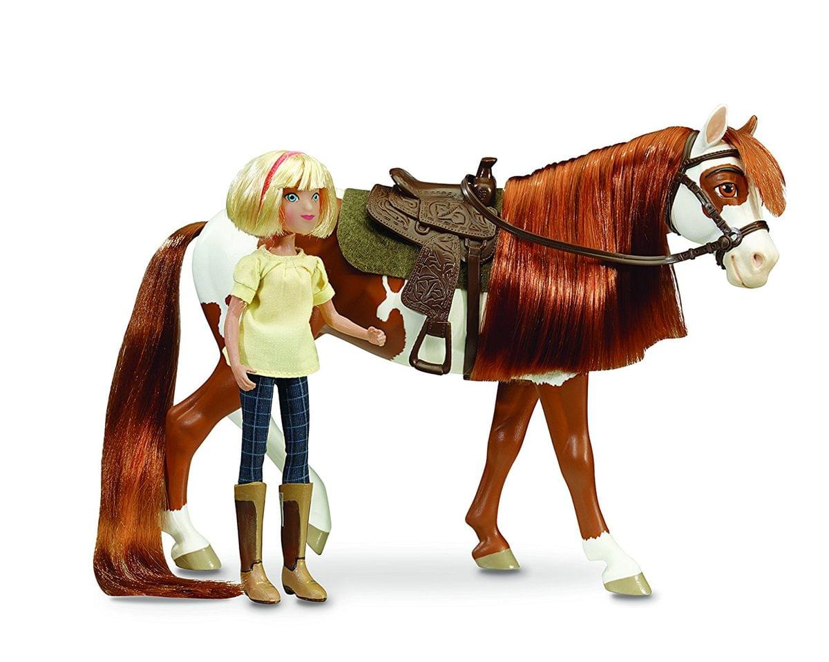 Breyer 1:12 Classics Spirit Riding Free Boomerang & Abigail Model Horse Set
