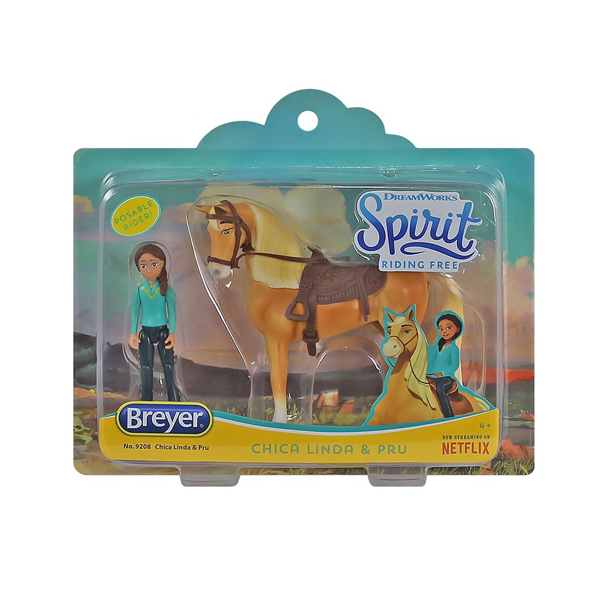 Breyer Spirit Riding Free Chica Linda & Prudence Small Horse & Doll Set